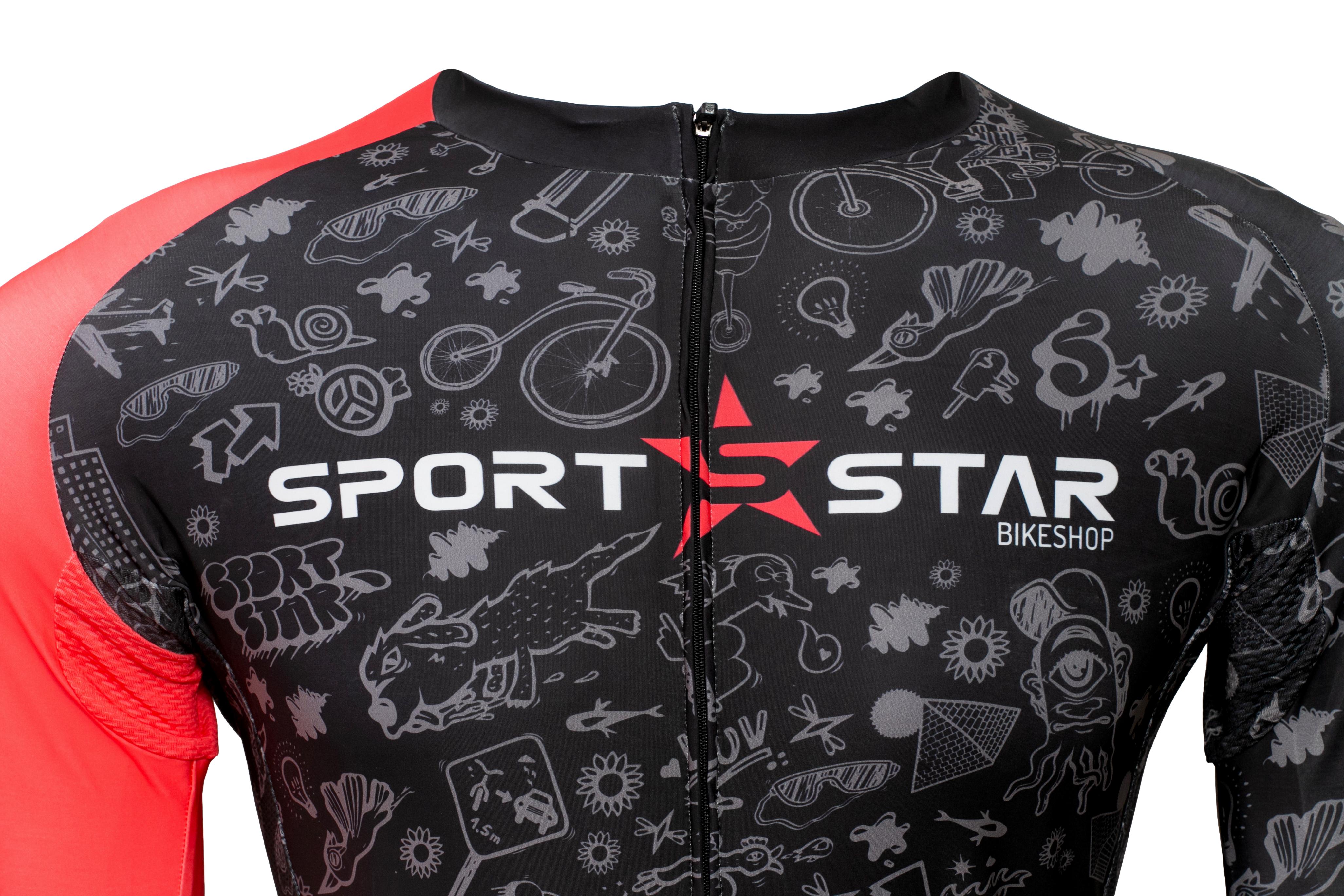 Camiseta Masculina Ciclismo Mynd Sport Star - Tamanho L