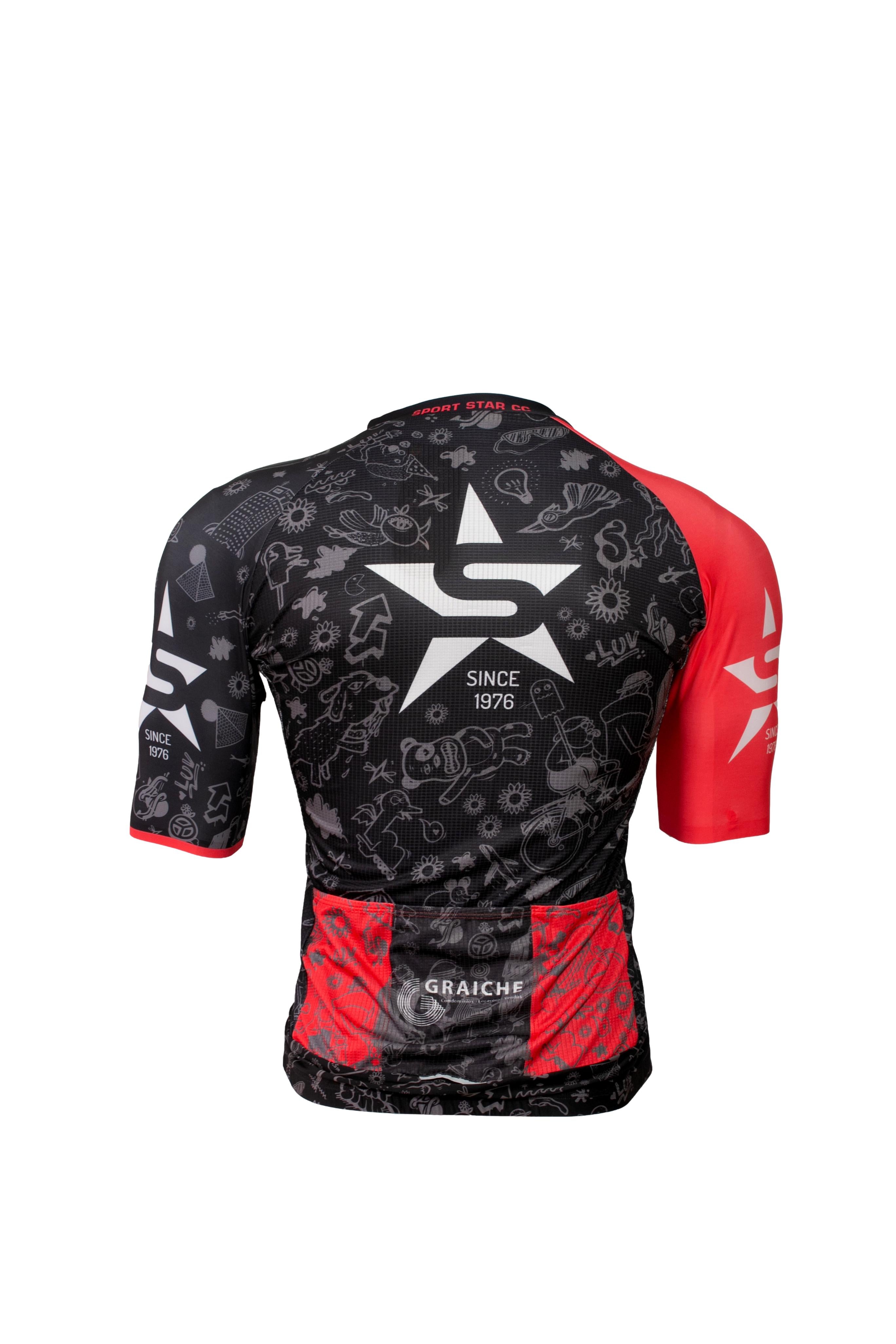 Camiseta Masculina Ciclismo Mynd Sport Star - Tamanho L