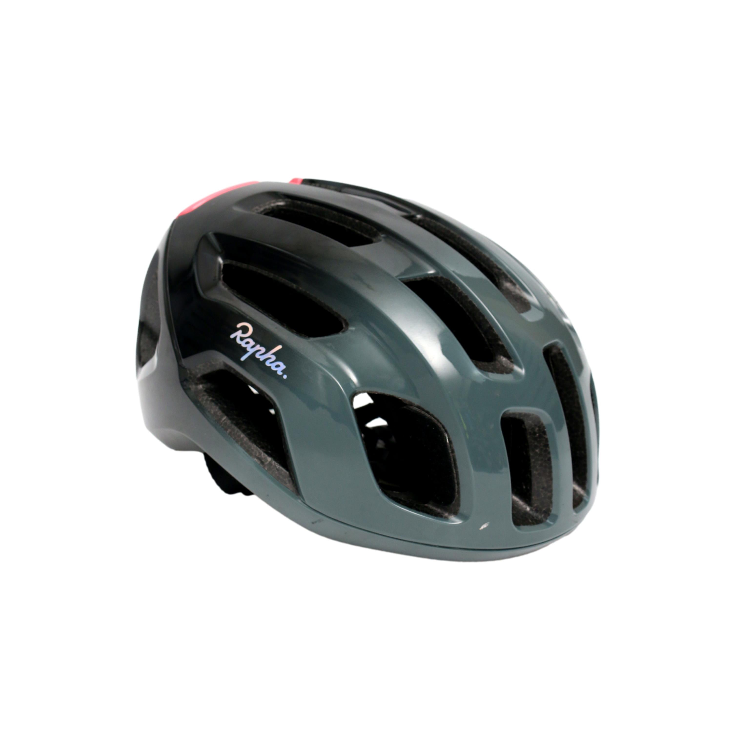 Capacete Unissex Ciclismo Rapha POC Ventral Air Cinza, Preto e Rosa - Tamanho S (52cm - 56cm)