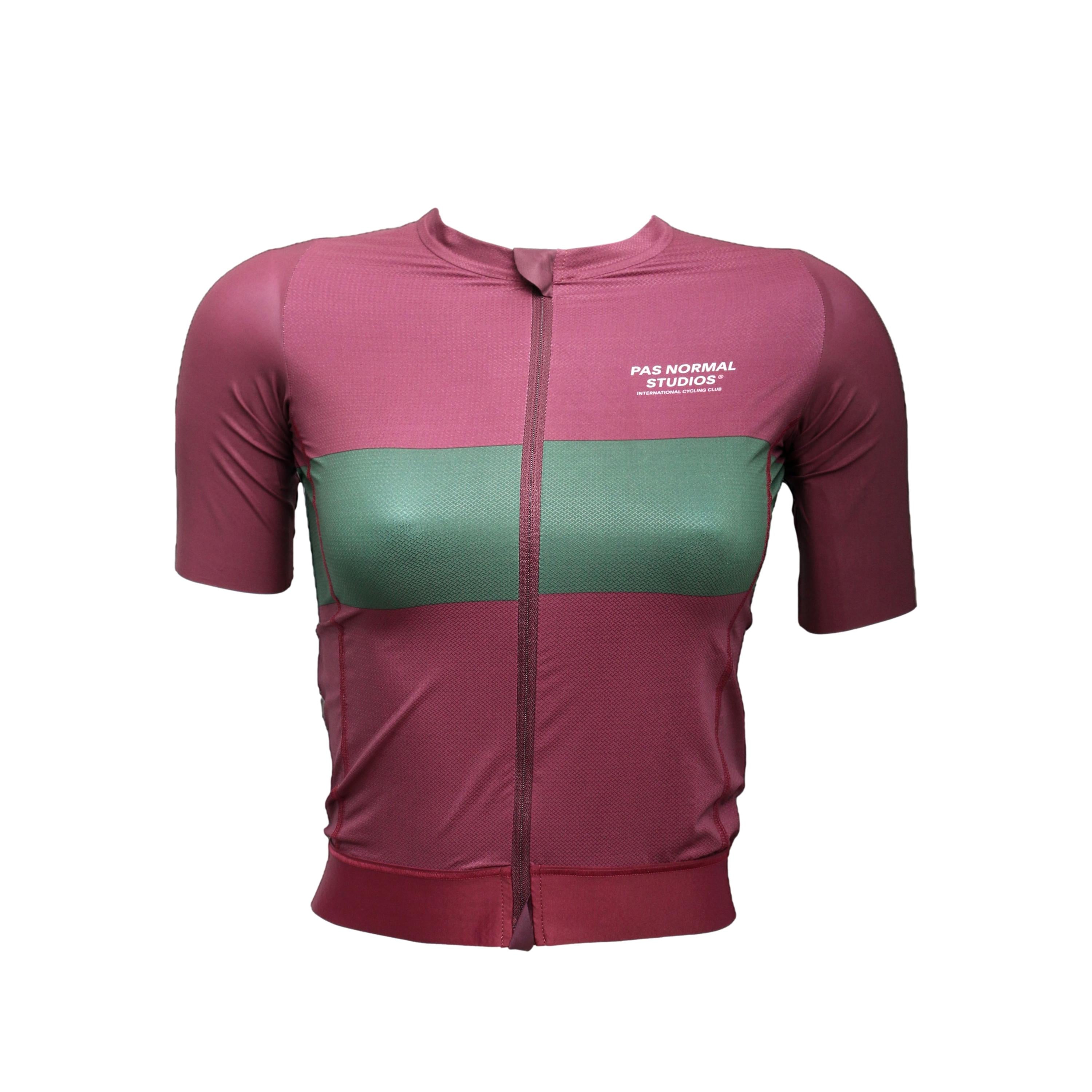Jersey Feminina PAS Normal Studios Solitude Burgundy Stripe Vinho - Tamanho S