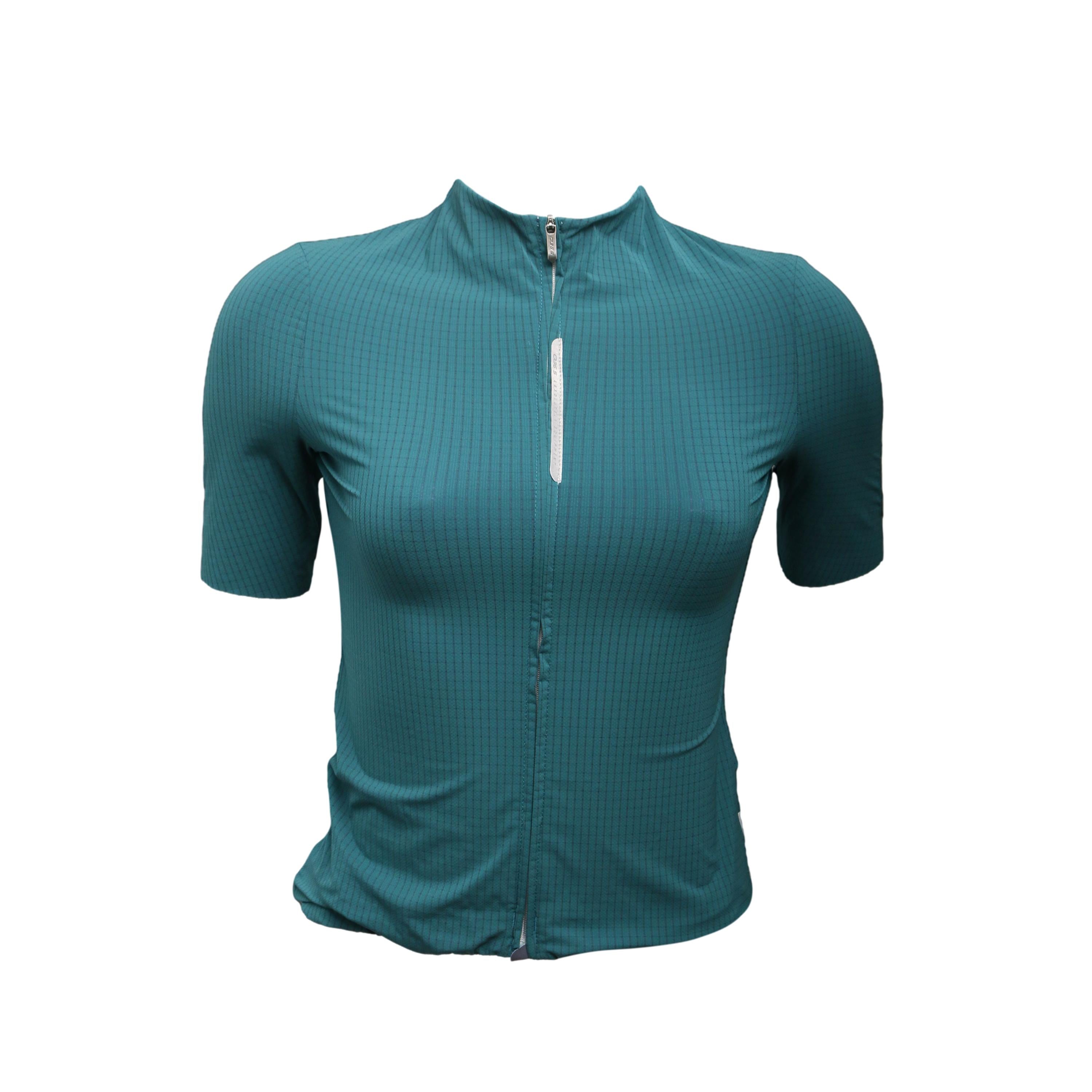 Jersey Feminina Q36.5 Grid Skin Verde Petróleo - Tamanho S