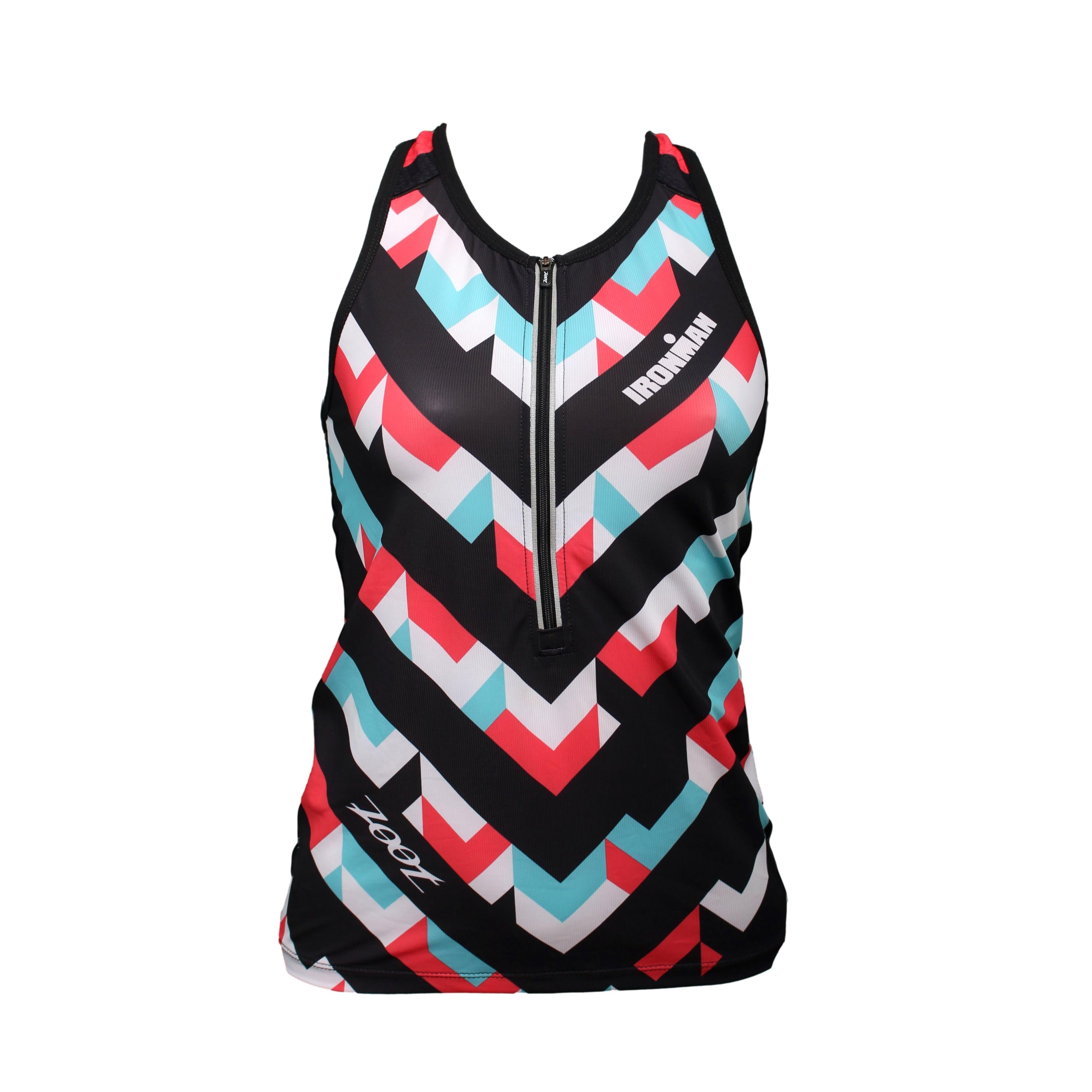 Regata Feminina Ciclismo/ Diversos Zoot Ultra Tri Raceback Multicolor - Tamanho M