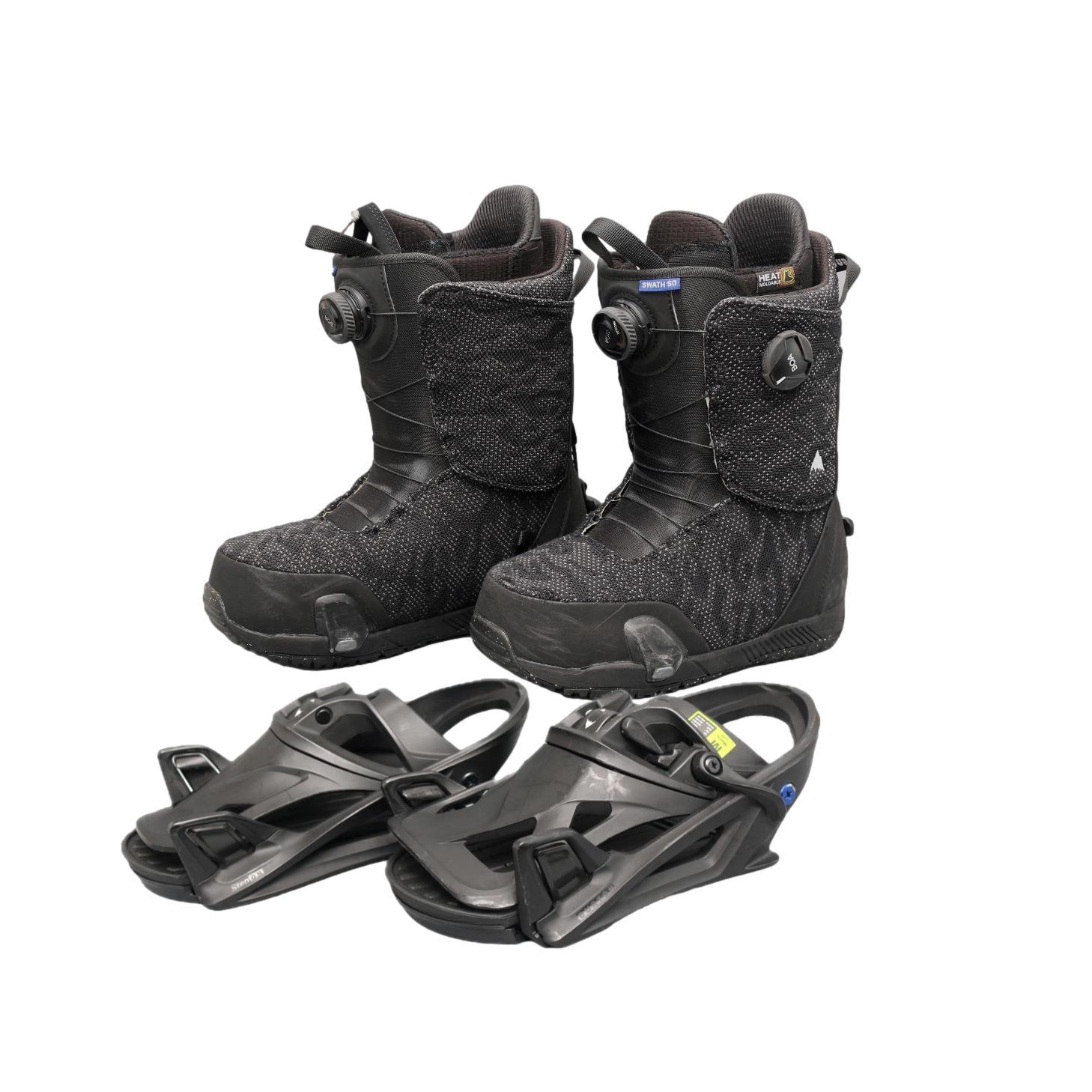 スノーボード Burton Swath Step on 25.5 Black US7.5 Bota Snowboard Burton Swath Step On (Tamanho M)+ Binding Burton Step O