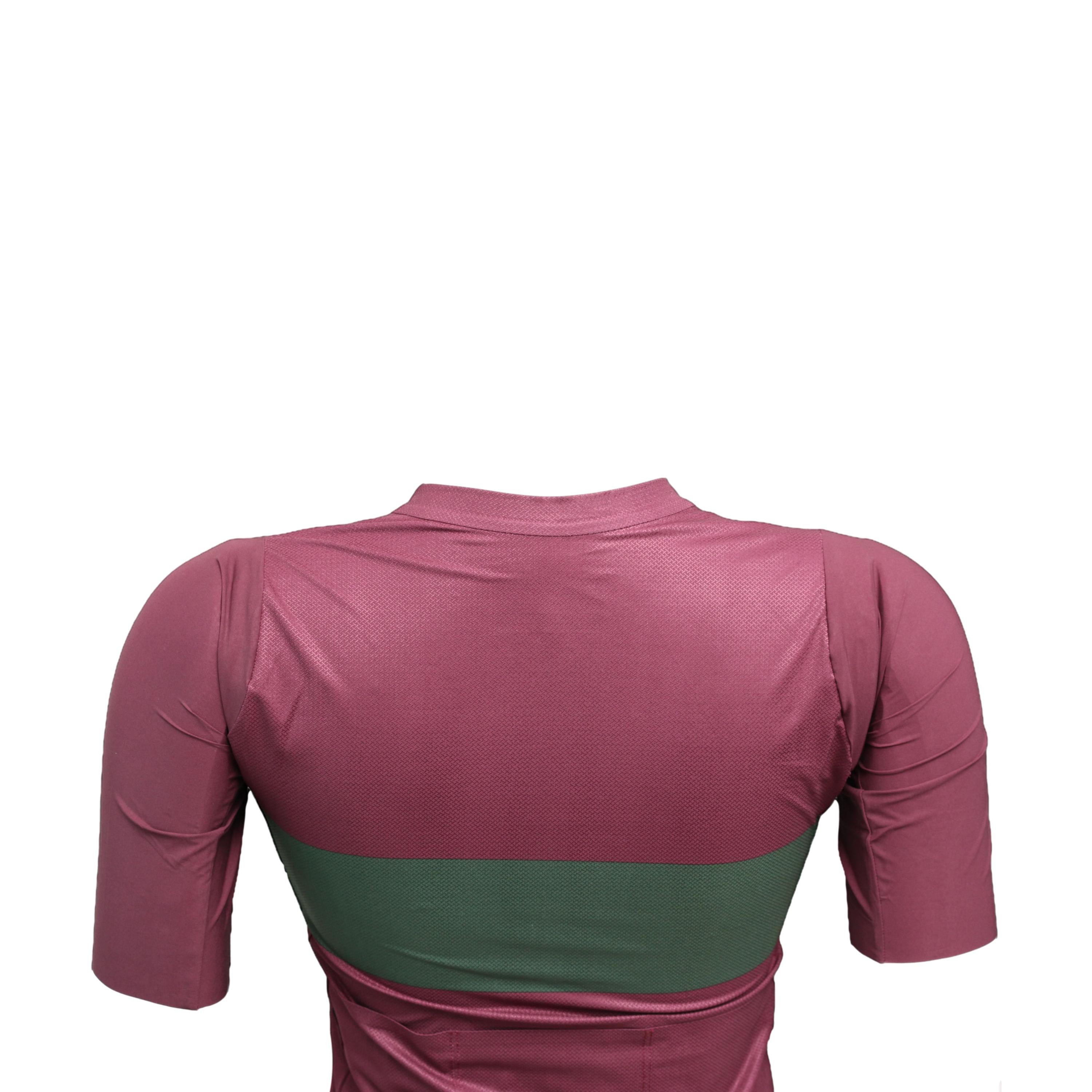Jersey Feminina PAS Normal Studios Solitude Burgundy Stripe Vinho - Tamanho S