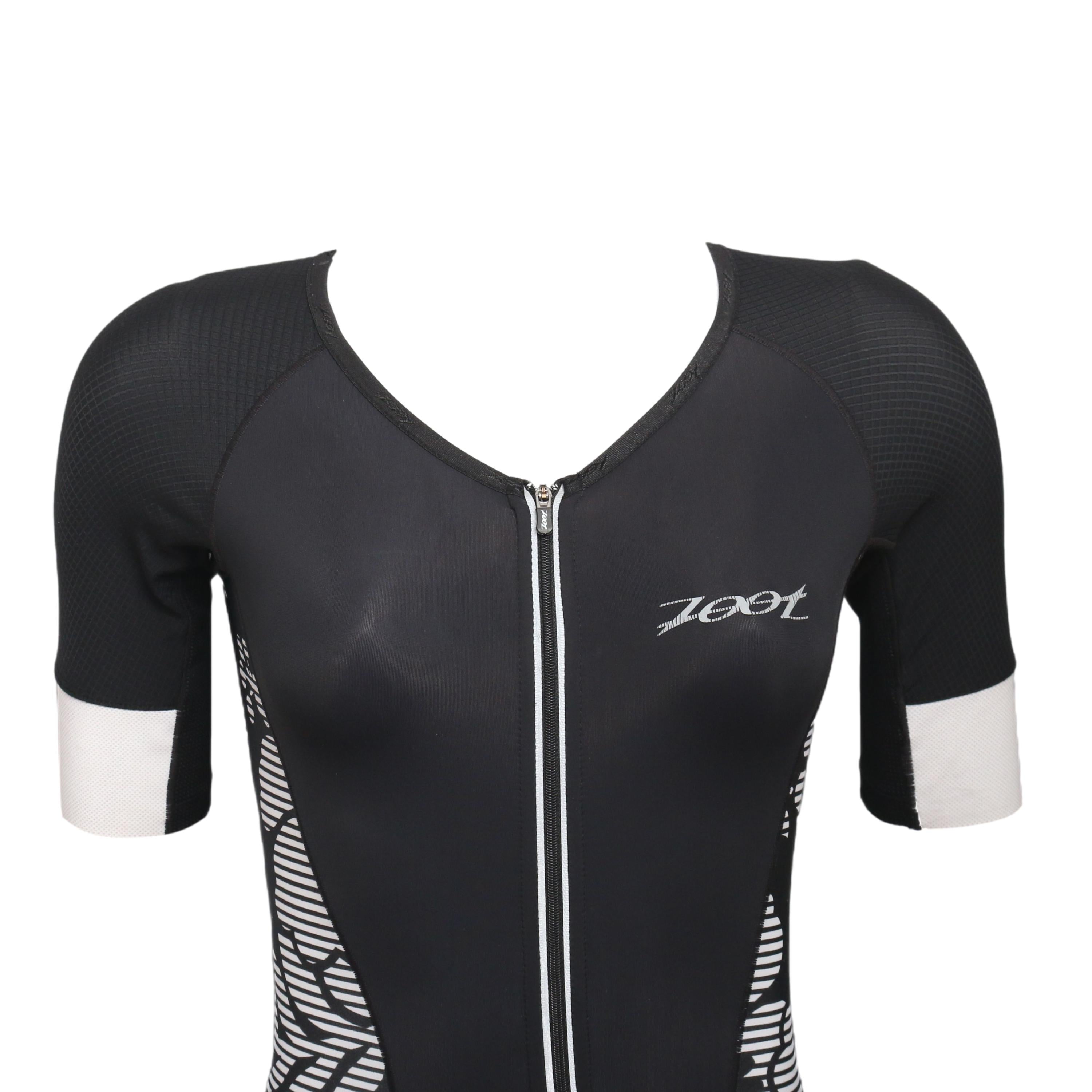 Macaquinho De Triathlon Feminino Ciclismo/Corrida Zoot Ultra Tri Aero Skinsuit Preto - Tamanho M