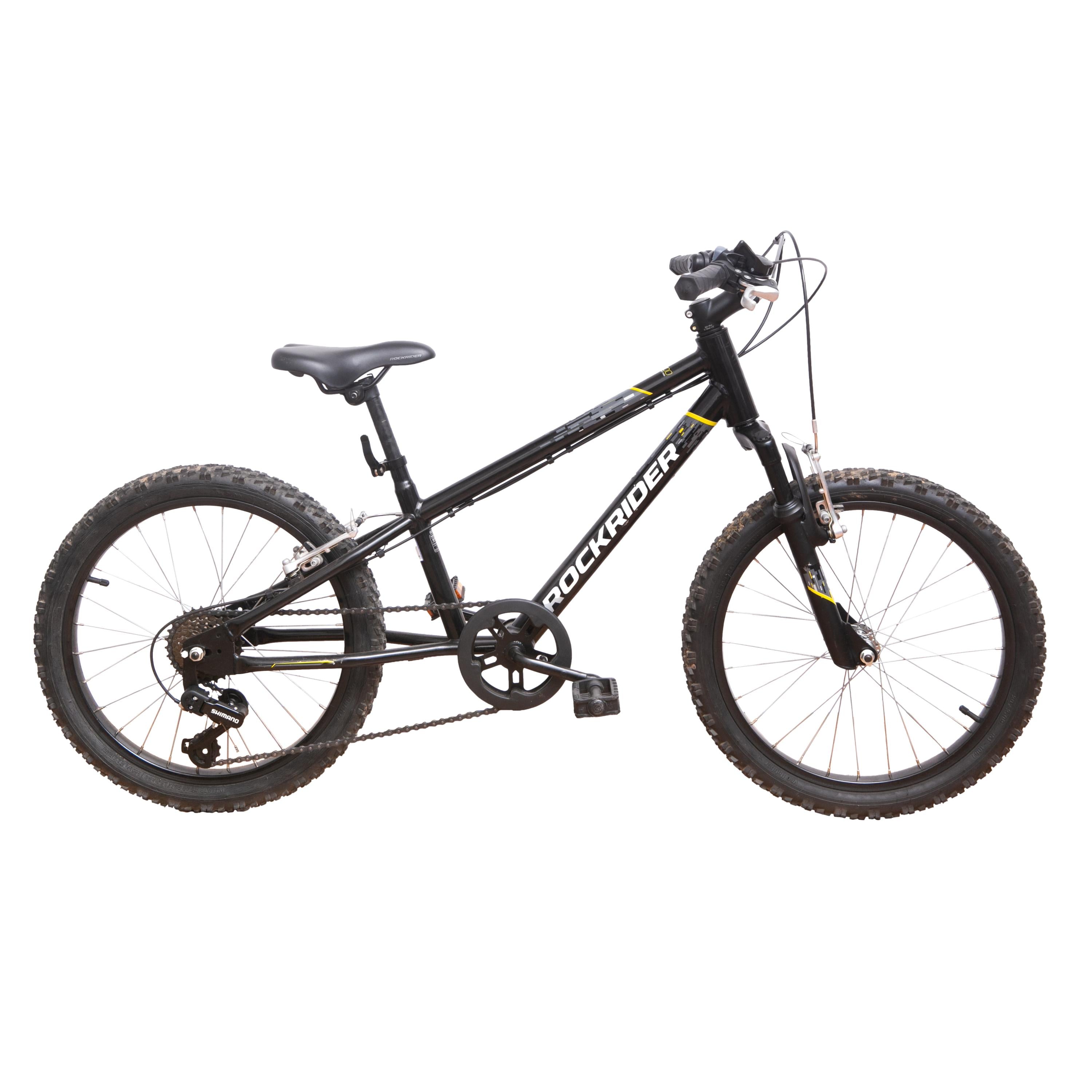 Bicicleta	Infantil Ciclismo Decathlon Rockrider ST 500 Sport Trail Preta - Tamanho 10 anos