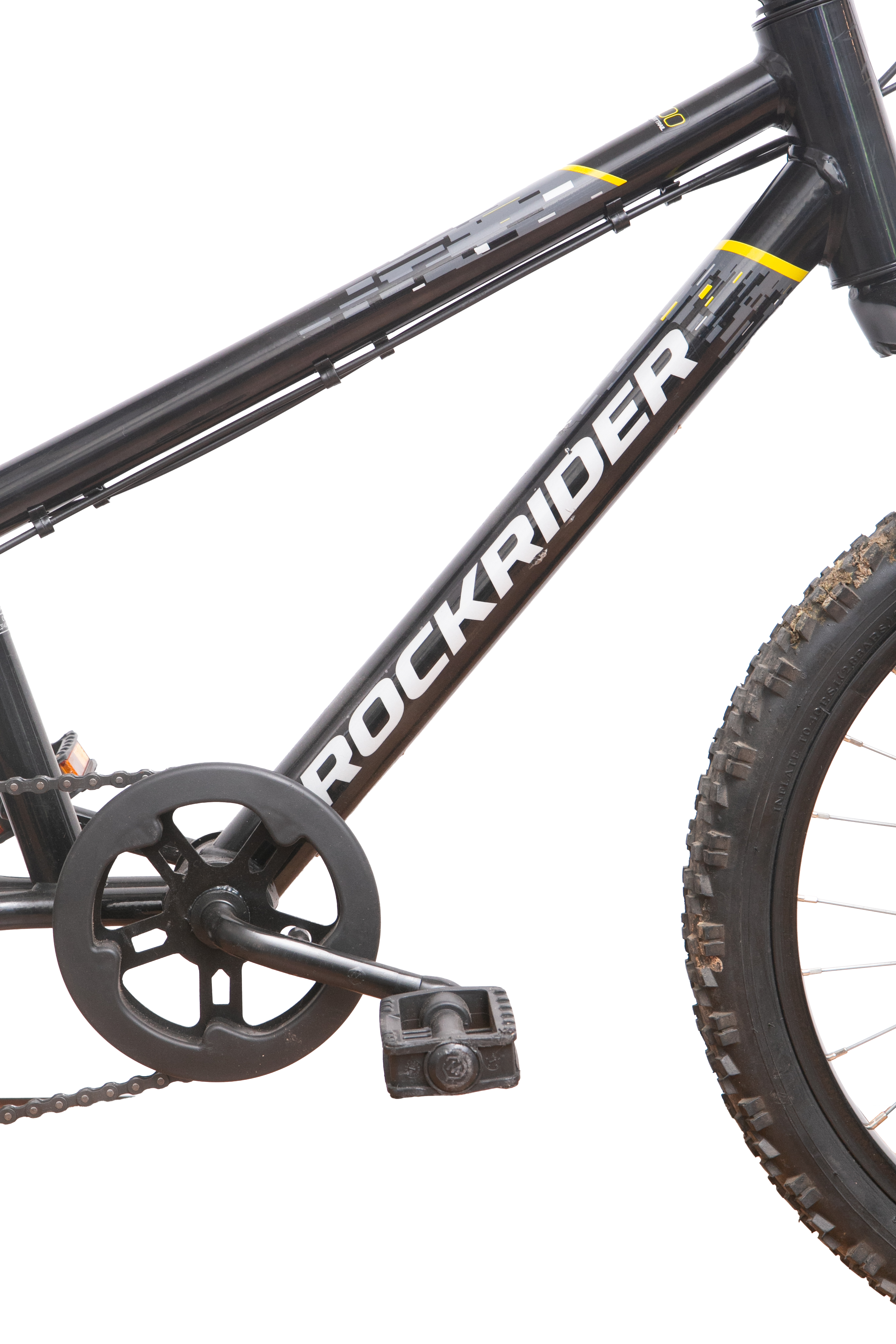 Bicicleta	Infantil Ciclismo Decathlon Rockrider ST 500 Sport Trail Preta - Tamanho 10 anos