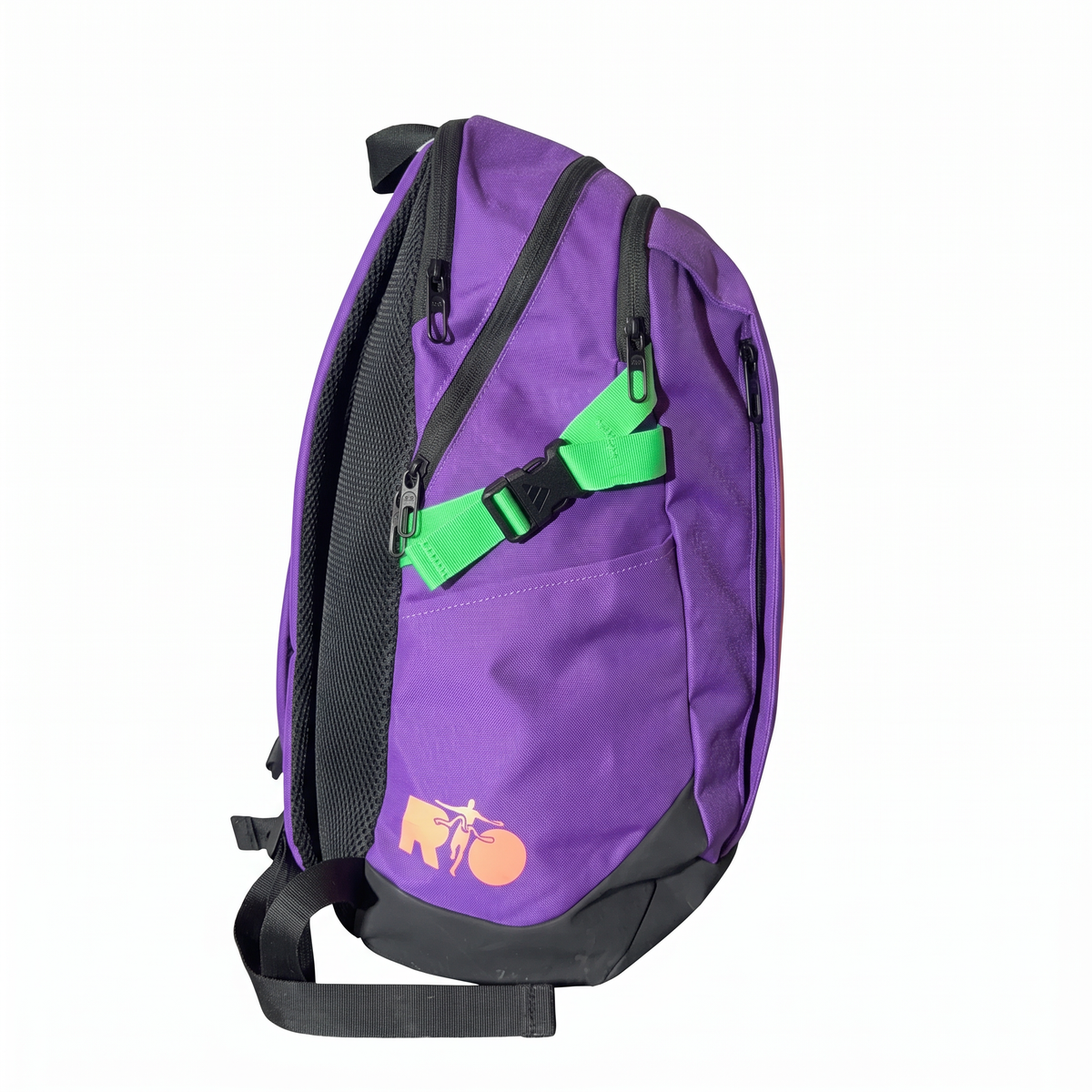 Mochila Adidas Backpack Maratona Do Rio Roxo, Laranja , Verde - Tamanho Único
