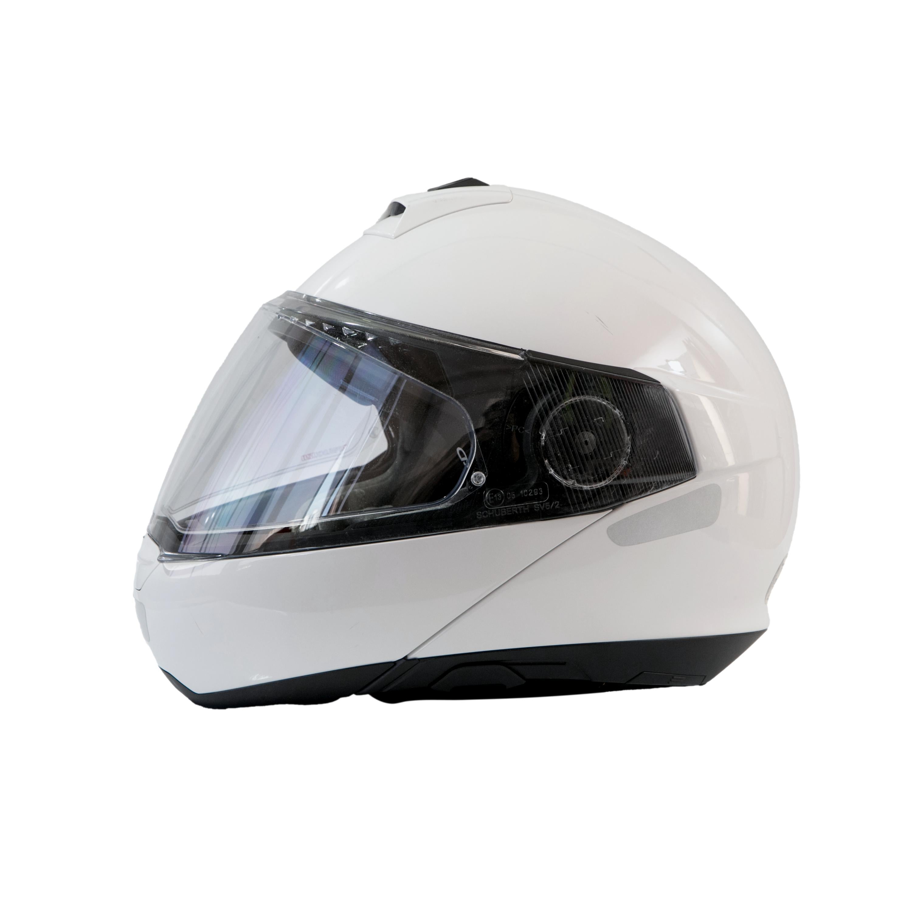 Capacete Masculino Motociclismo Shuberth C4 Pro Pinlock 120 Branco - Tamanho	XXL