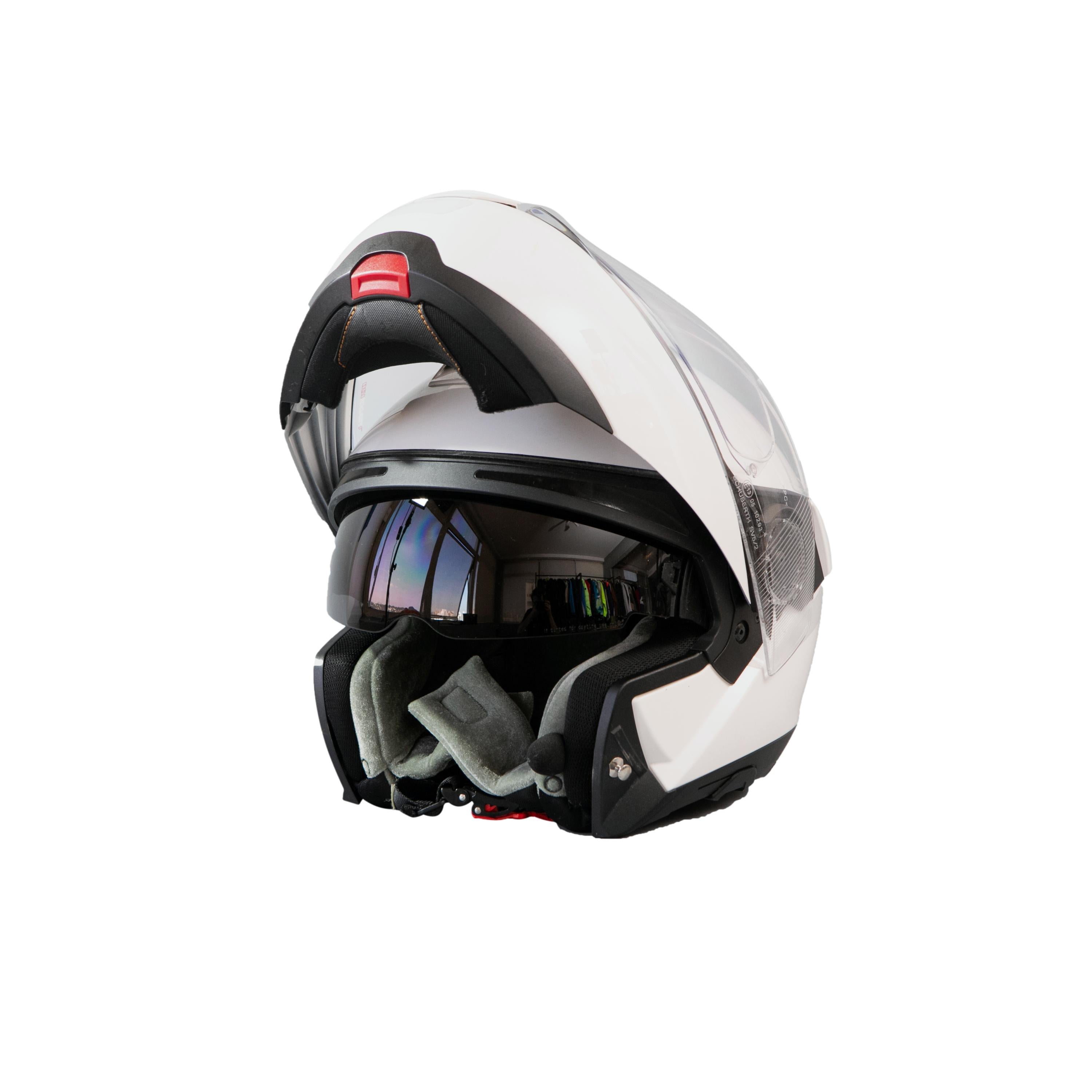 Capacete Masculino Motociclismo Shuberth C4 Pro Pinlock 120 Branco - Tamanho	XXL