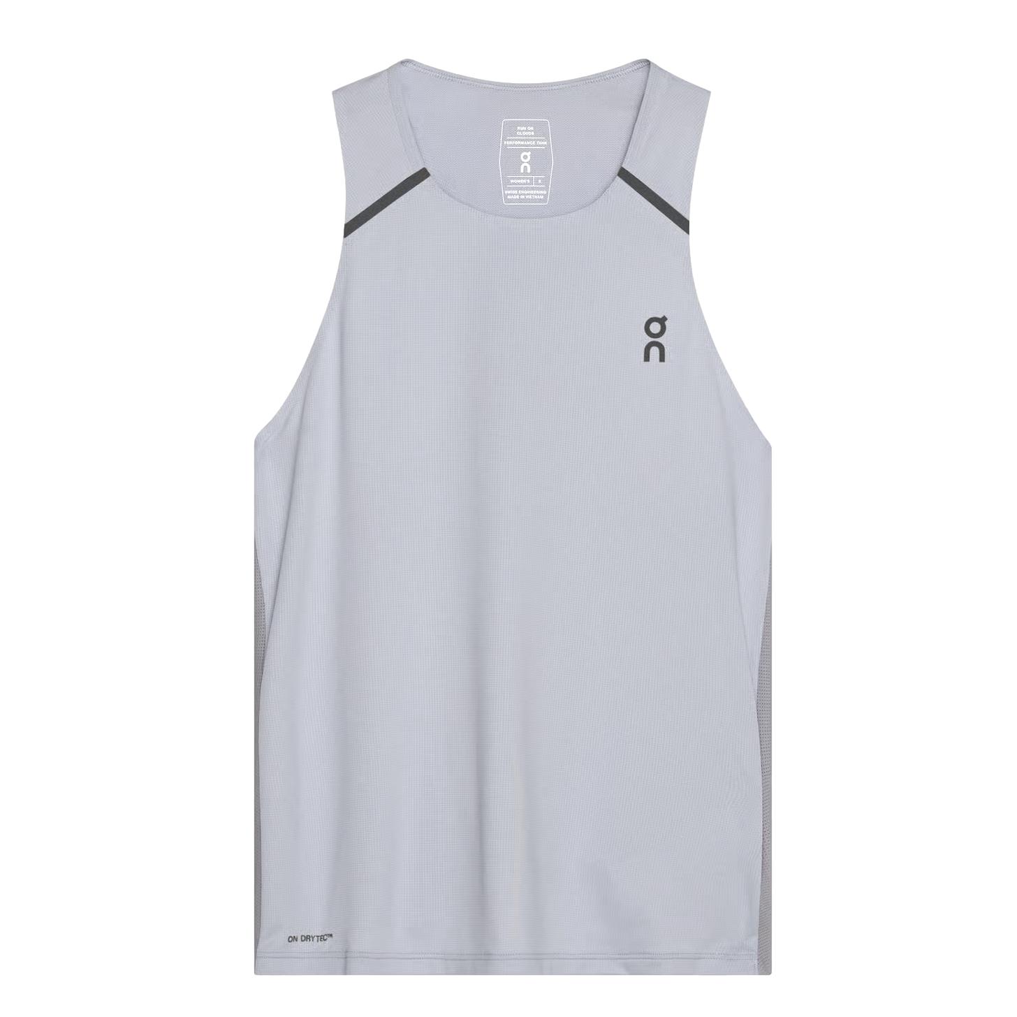 Regata Feminina ON Running Performance Tank Respirável Gelo - Tamanho P