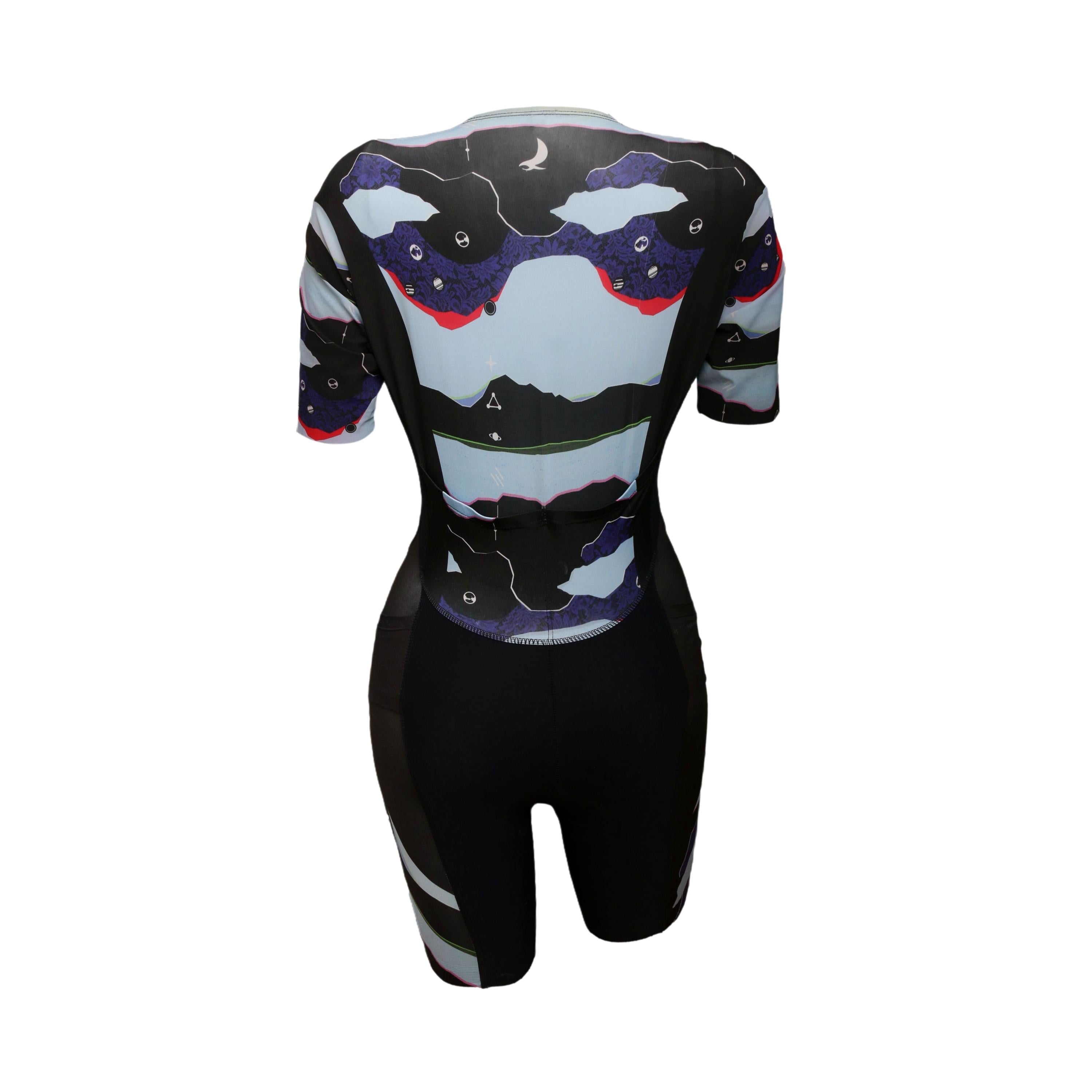 Macaquinho De Triathlon Feminino Ciclismo/Corrida Zoot Ali'i Ultra Tri Aero Racesuit Preto - Tamanho M