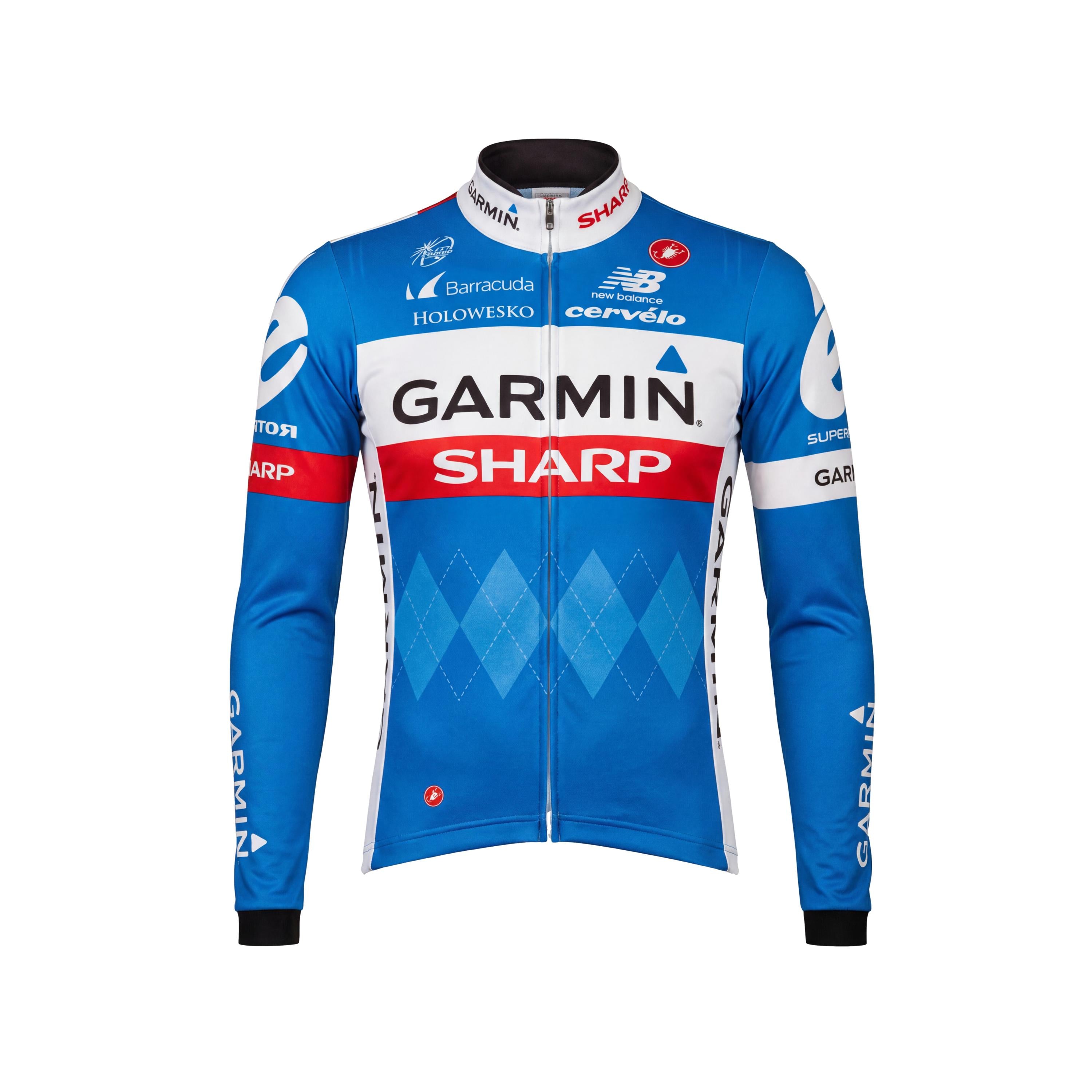 Jersey Castelli Rosso Corsa Branco E Azul - Tamanho M
