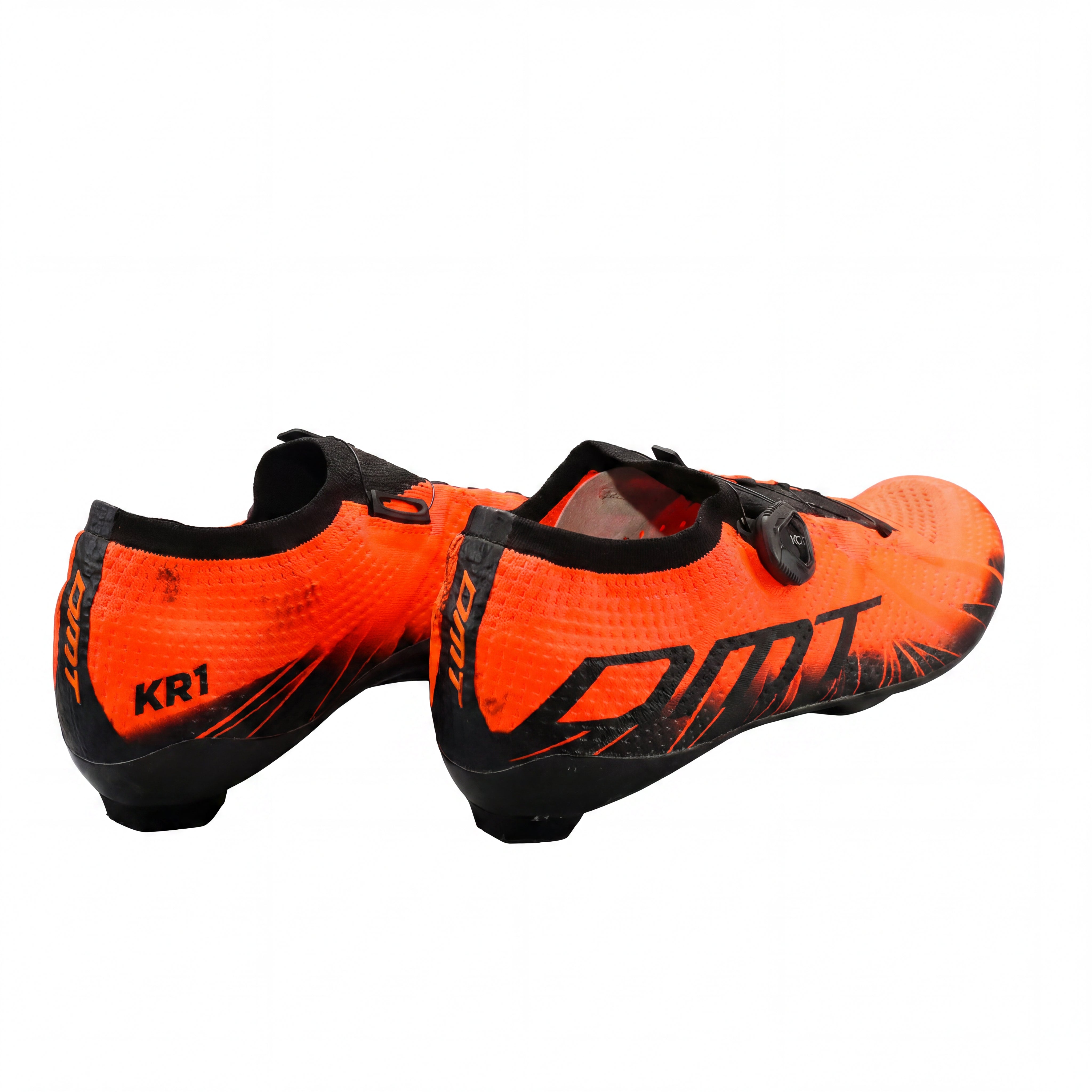 Sapatilha Masculino Ciclismo DMT KR1 - Carbon Speed Laranja - Tamanho 45
