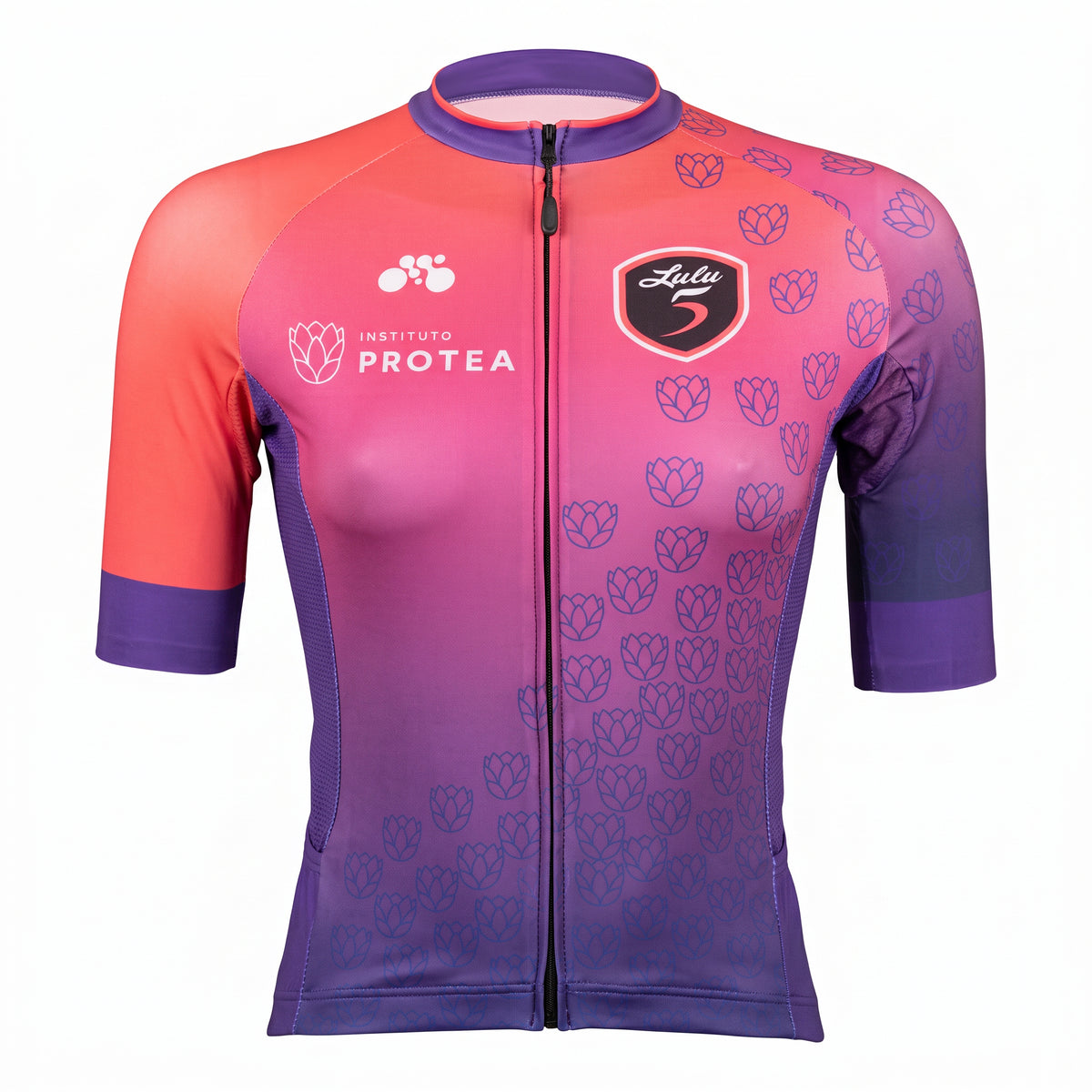 Jersey Feminina  Mynd Instituto Protea / Lulu Coral e Roxa - Tamanho M