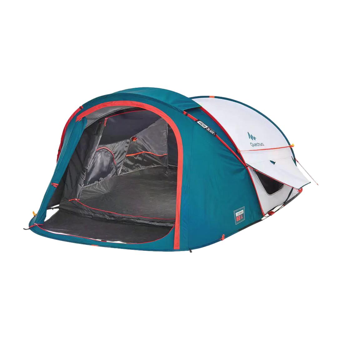 Barraca Camping Quechua Decathlon Arpenaz Family 4.1 - 9.8kg Cinza e Verde