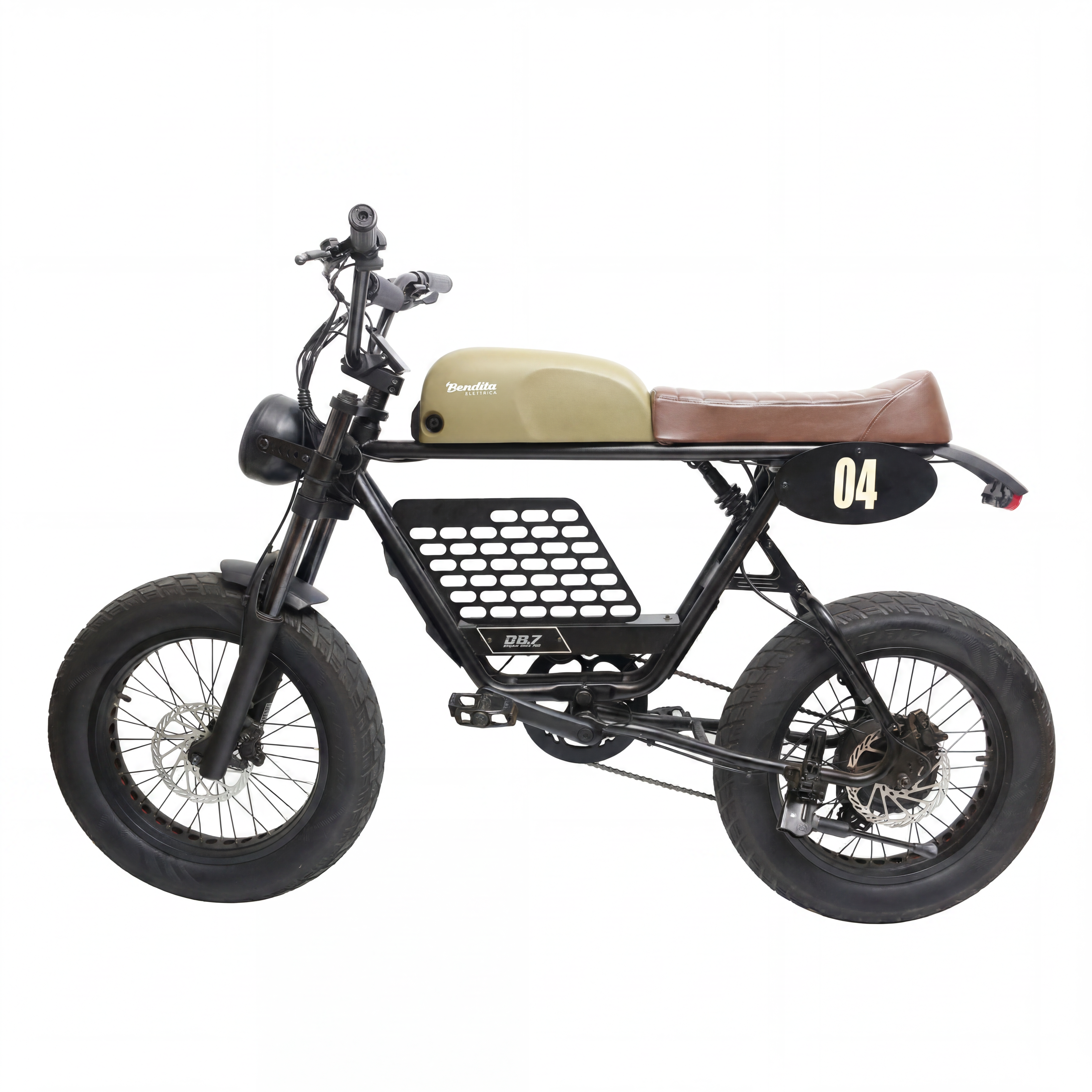 Bicicleta Elétrica Bendita DB7 Verde - Tamanho M