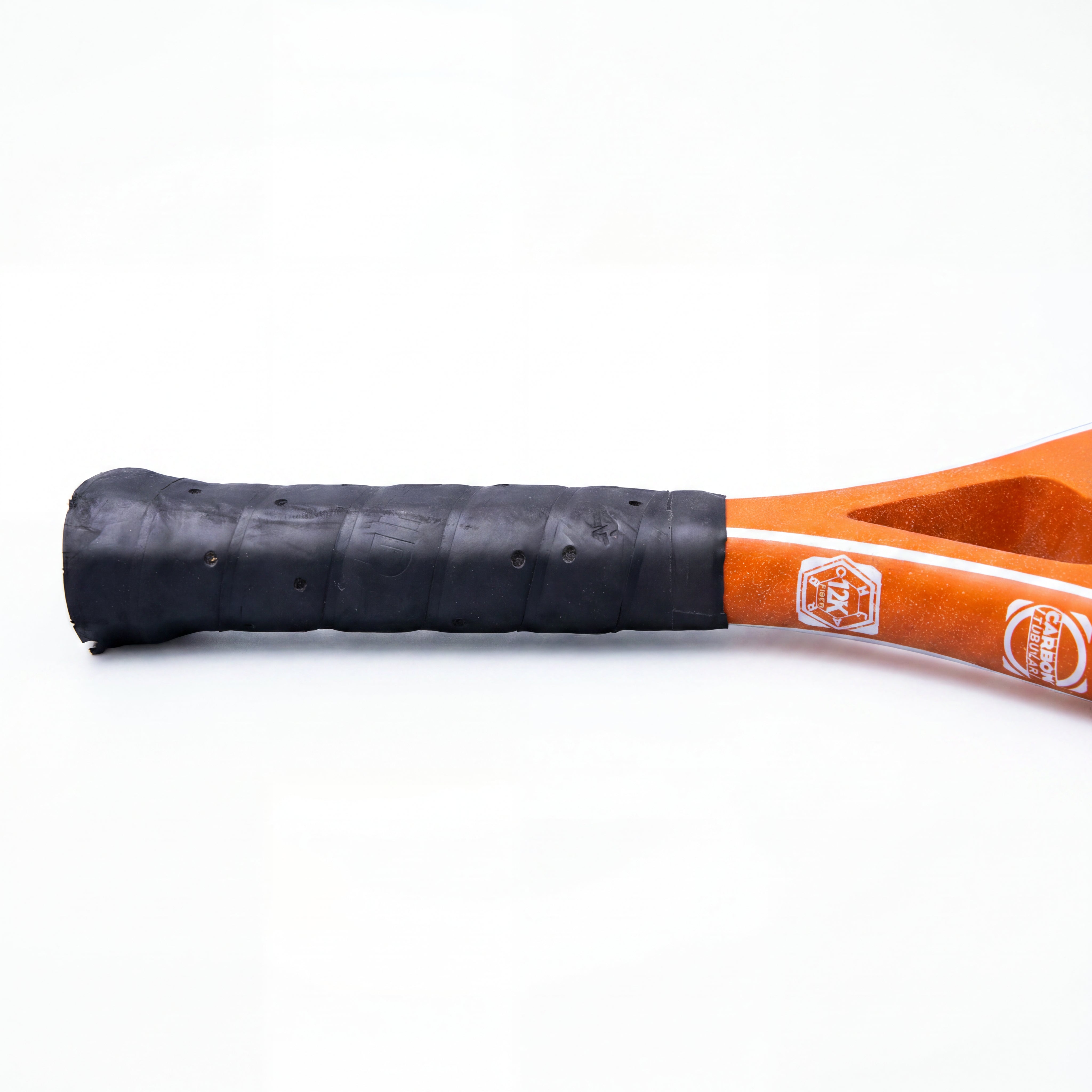 Raquete Unissex Beach Tennis Sandever (Decathlon) BT 900 Control Laranja, Cinza e Branco - 50 cm