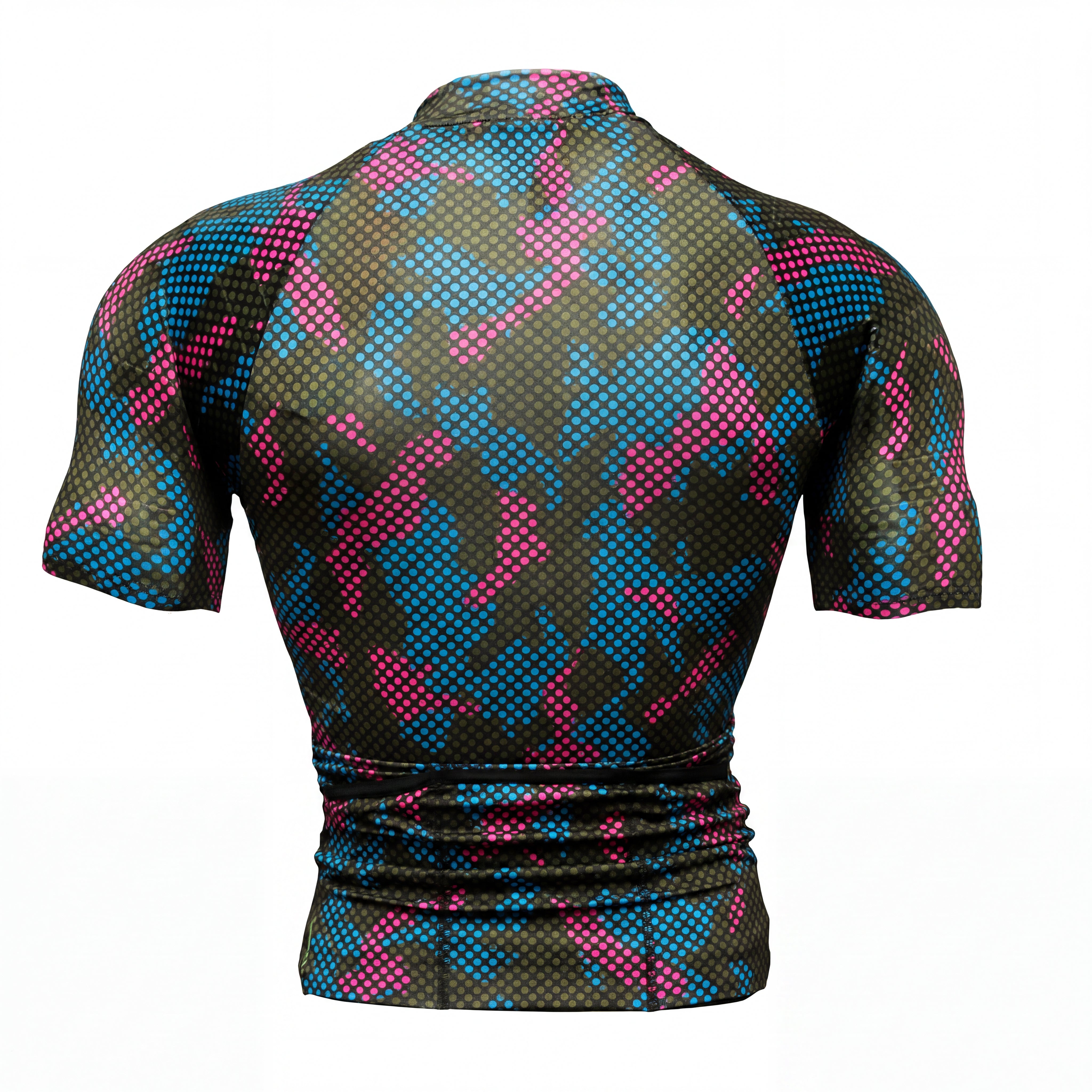 Jersey Feminino Ciclismo Bioracer Epic Verde, Rosa e Azul Manguito Talla M - Tamanho M / Novo