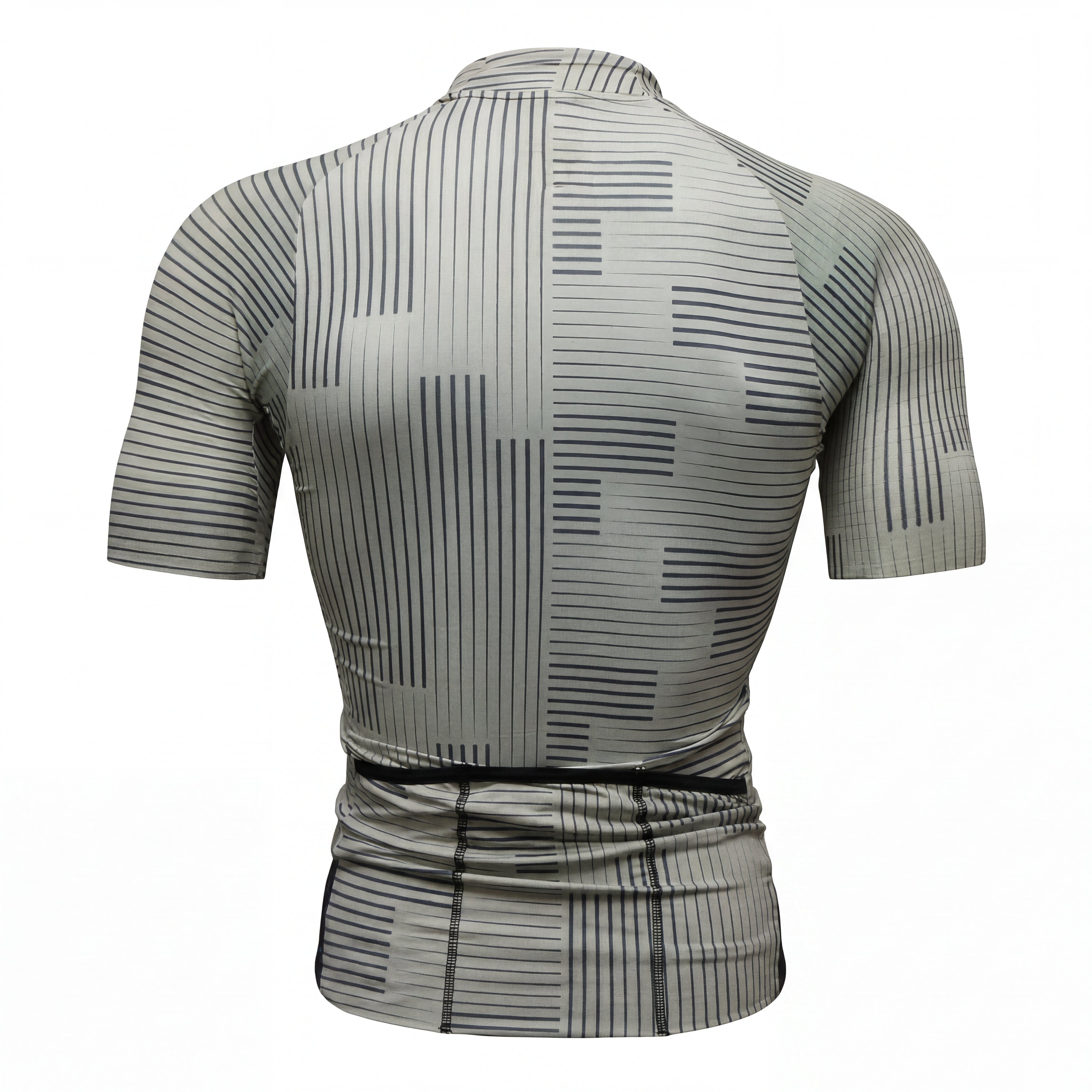 Jersey Feminino Ciclismo Bioracer Epic Verde Listrado Manguito Talla M - Tamanho M / Novo