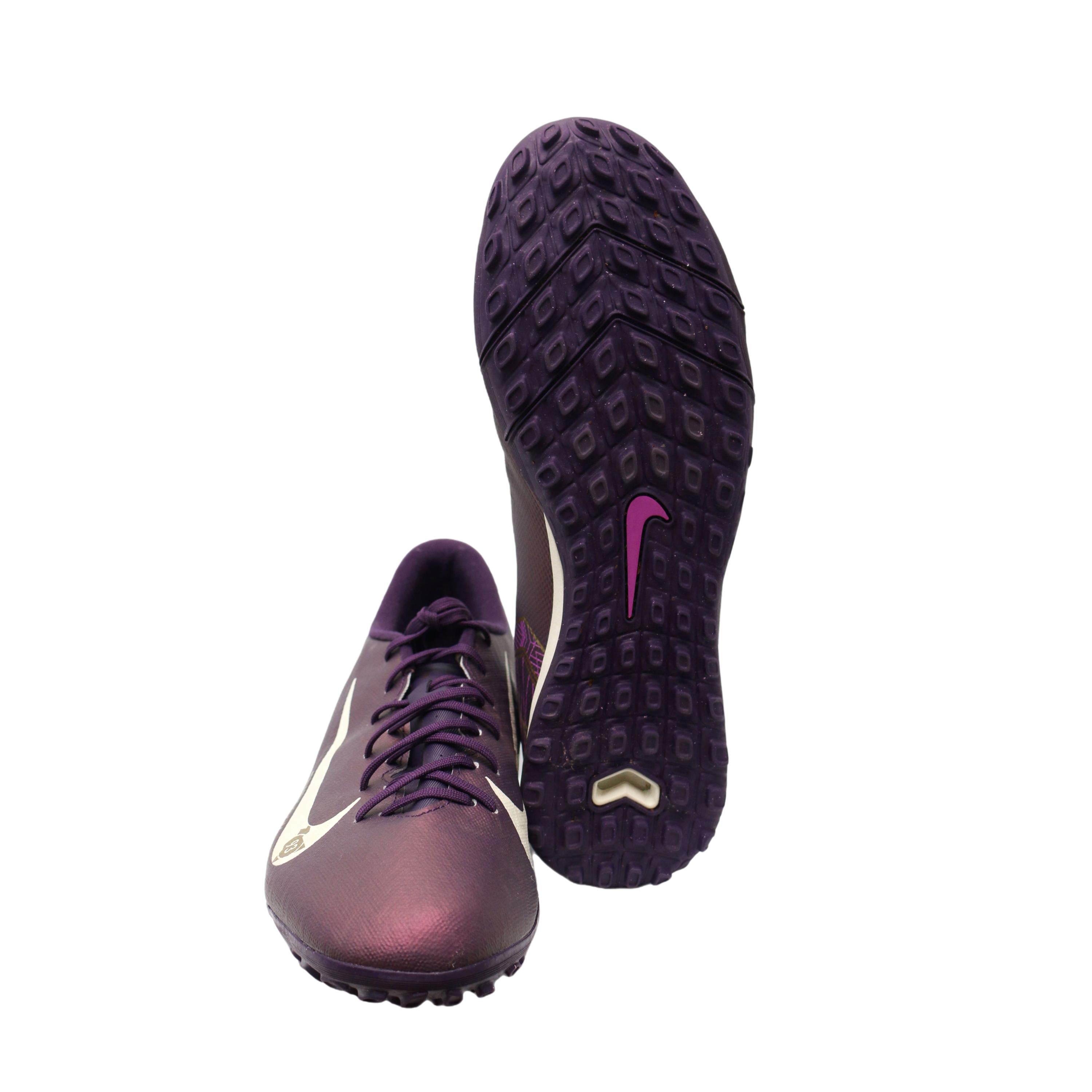 Chuteira Society Nike Mercurial Mbappé Sign Roxo - Tamanho 42