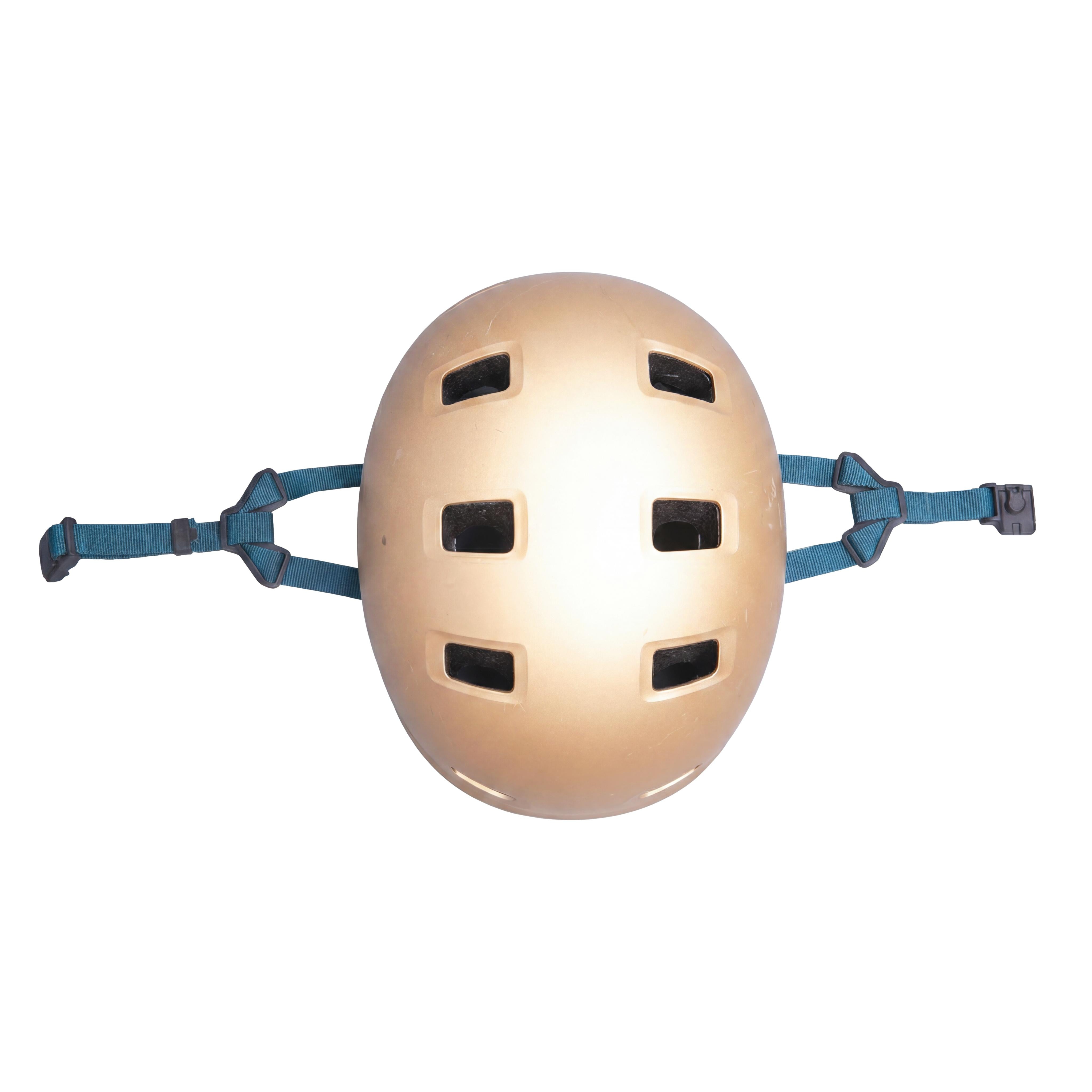 Capacete Unissex Diversos Oxelo (Decathlon) MF 540 (DH 010) - Dourado 59-62 cm