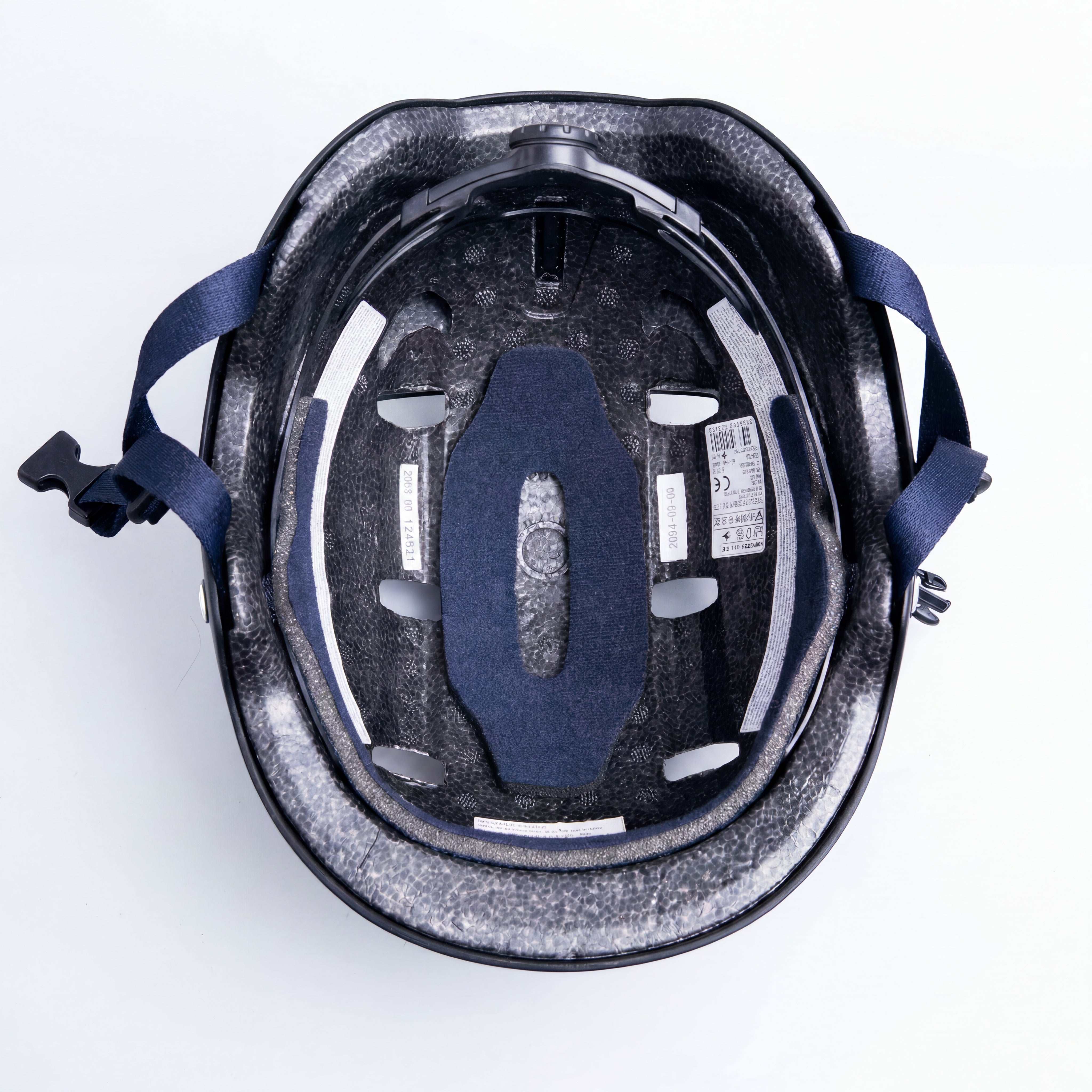 Capacete Infantil  Oxelo (Decathlon) MF 500 (DH 010) 2024 Preto e Azul 55-59 cm