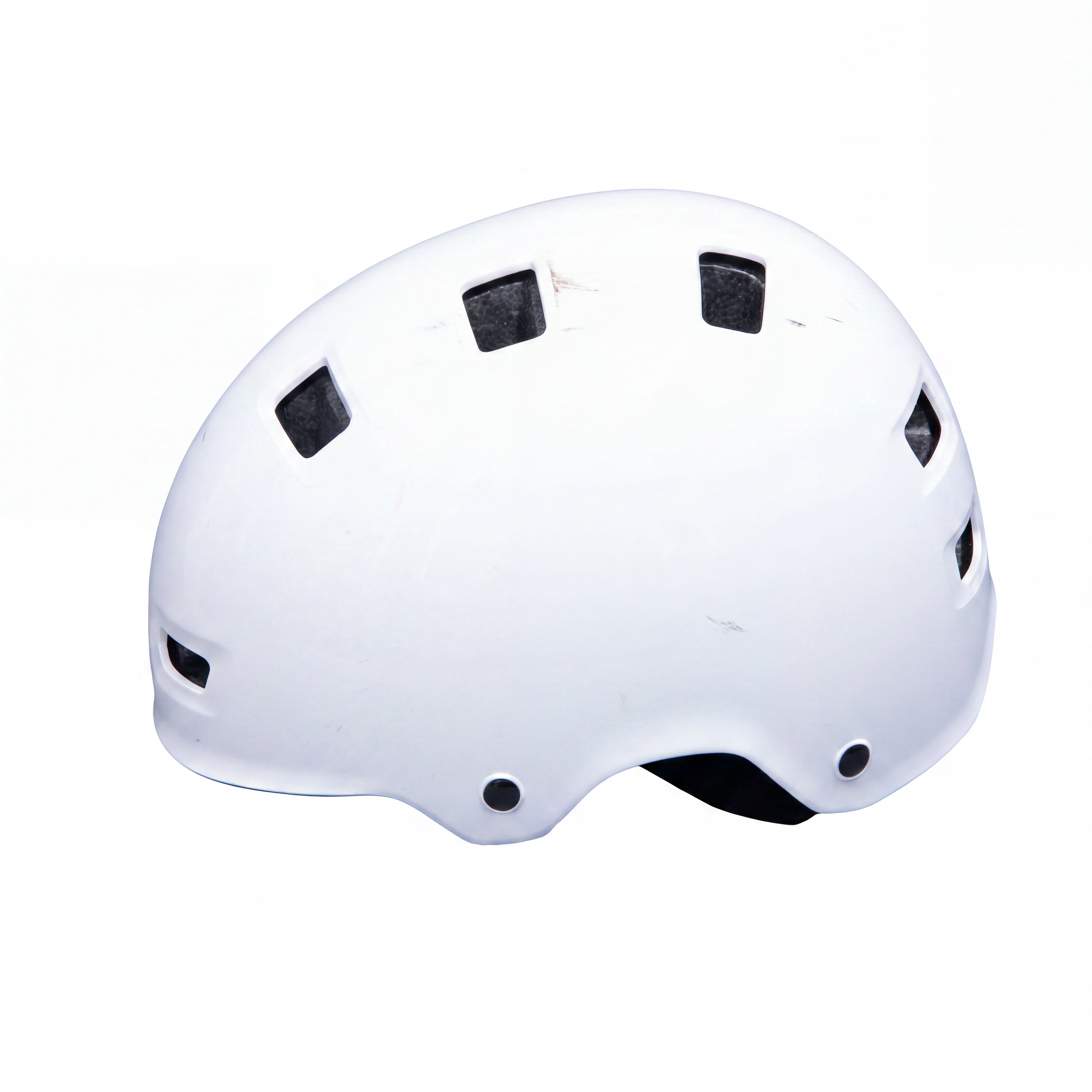 Capacete Unissex Oxelo (Decathlon) MF 500 (DH 010) Branco - Tamanho M (55-59 cm)