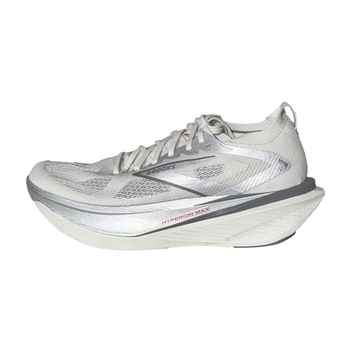 Tênis Brooks Hyperion Max 3 Cinza e Prata - Tamanho EU 46 / BR 44