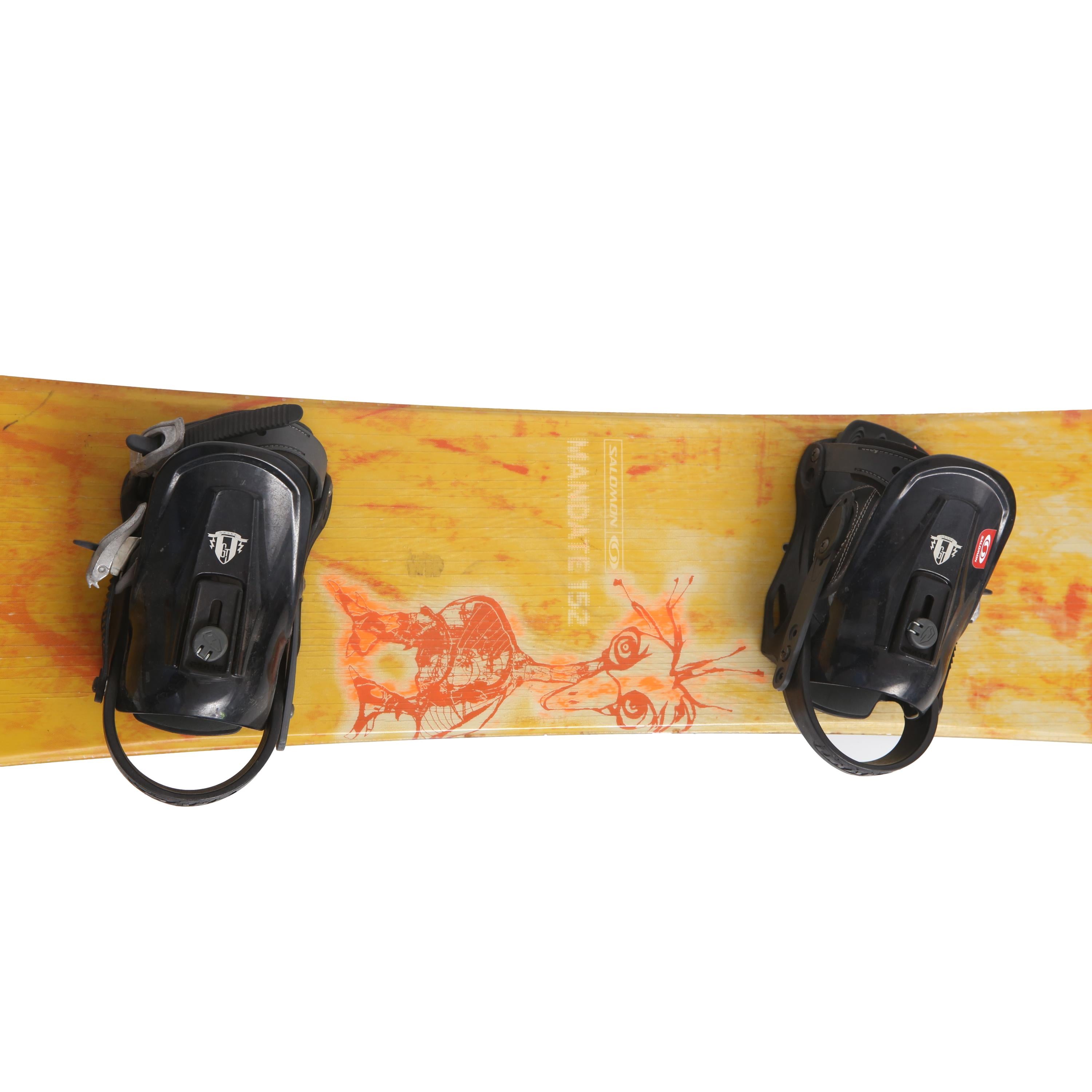 Prancha Unissex Snowboard Salomon Mandate 152 Amarela - Tamanho 150cm