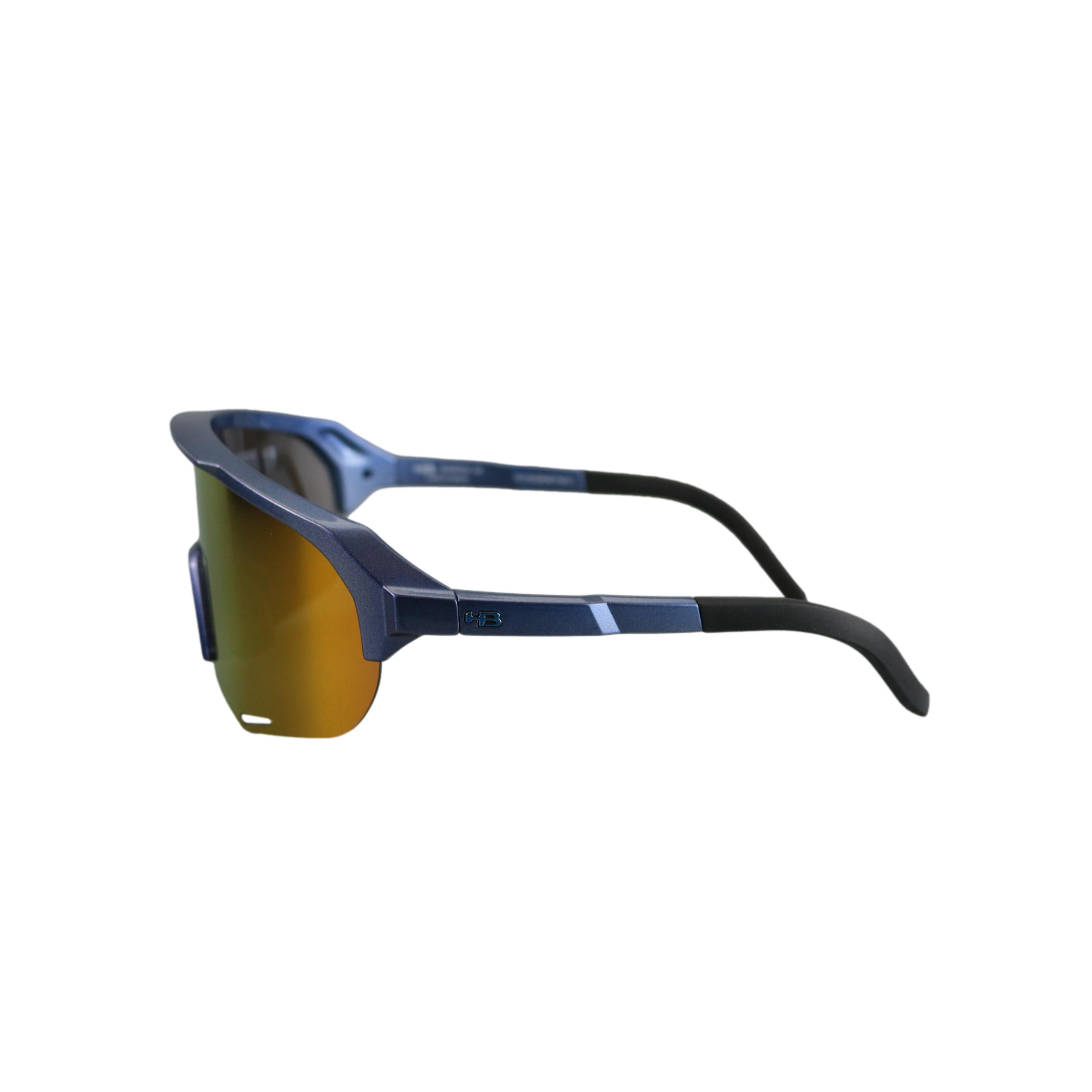 Óculos HB Edge R Silver Light Blue Orange Chrome