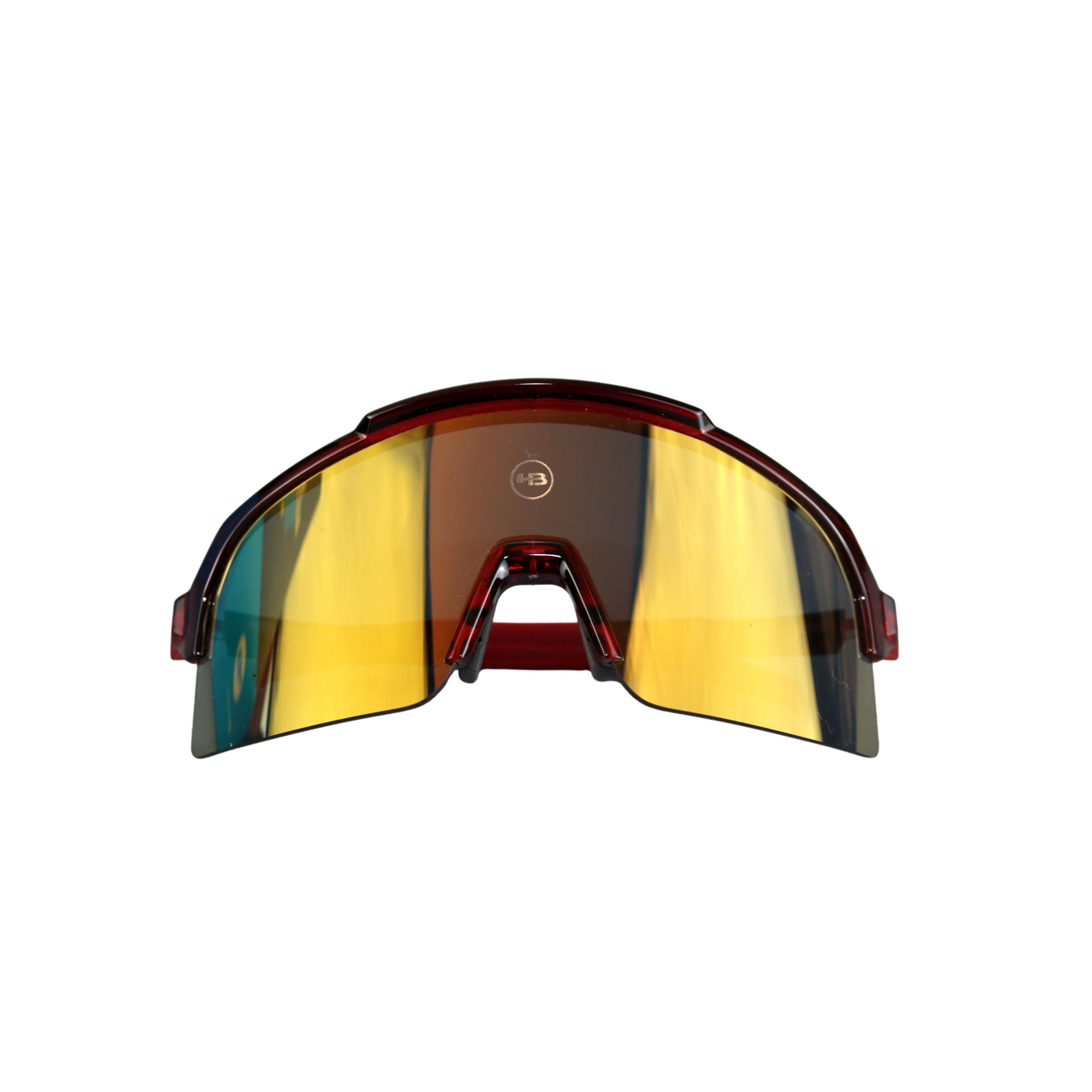 Óculos HB Edge Gloss Red Apple Gold Chrome