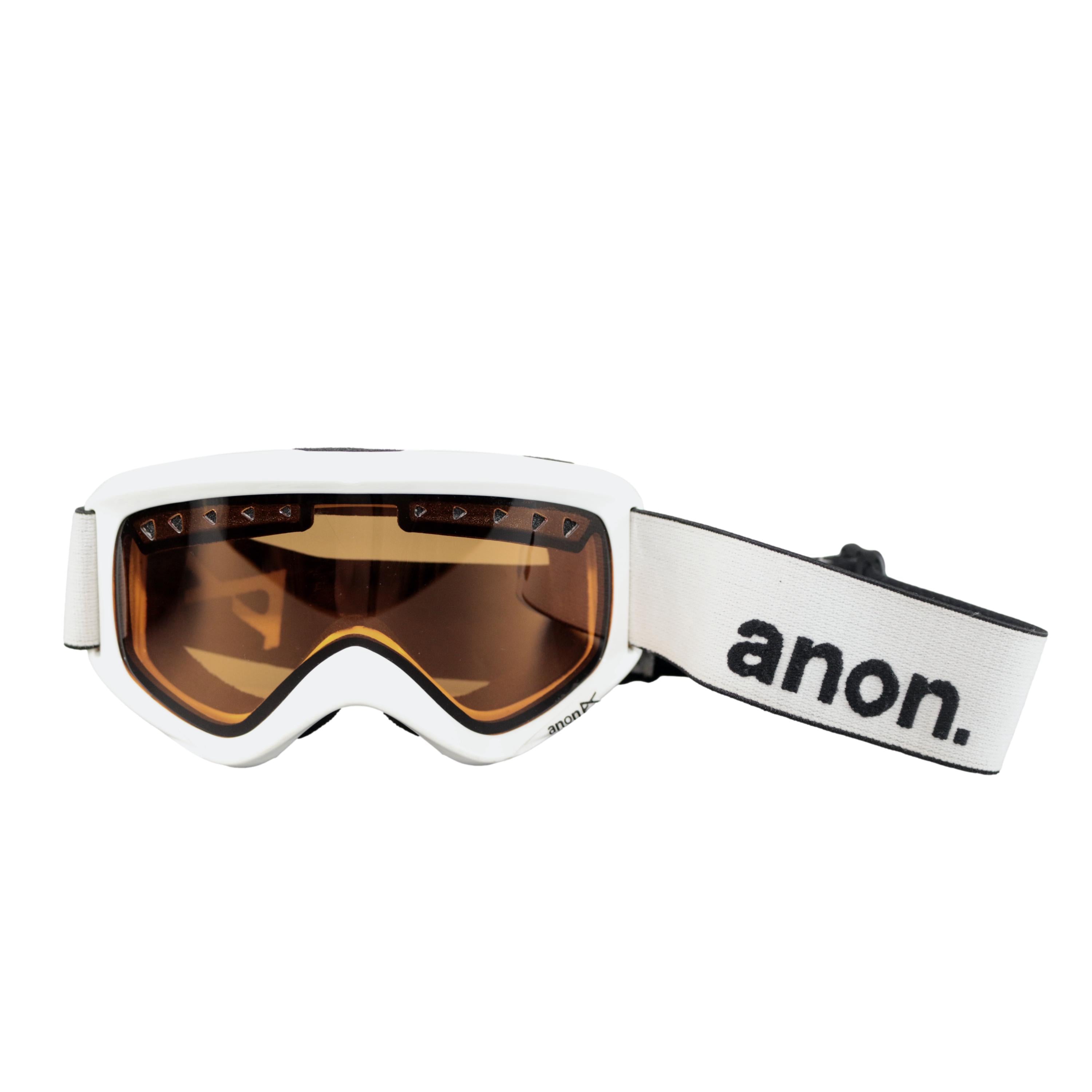 Goggle Ski/Snowboard Anon Branco Lentes Ambar - Tamanho Único