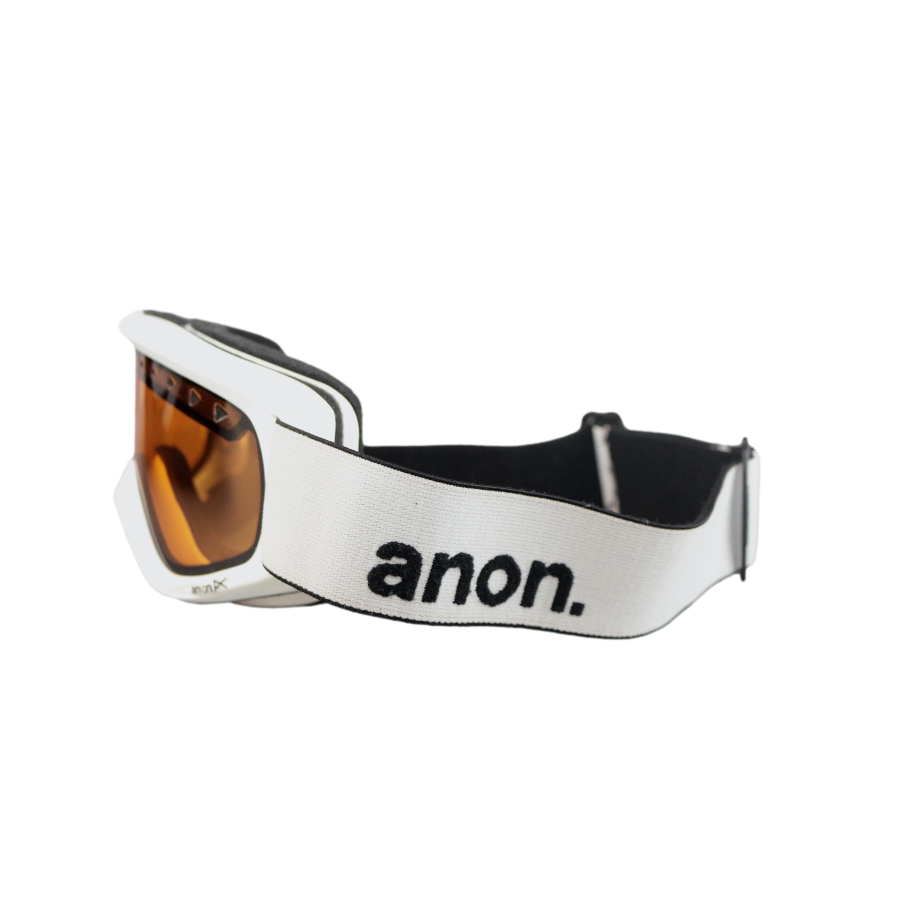 Goggle Ski/Snowboard Anon Branco Lentes Ambar - Tamanho Único
