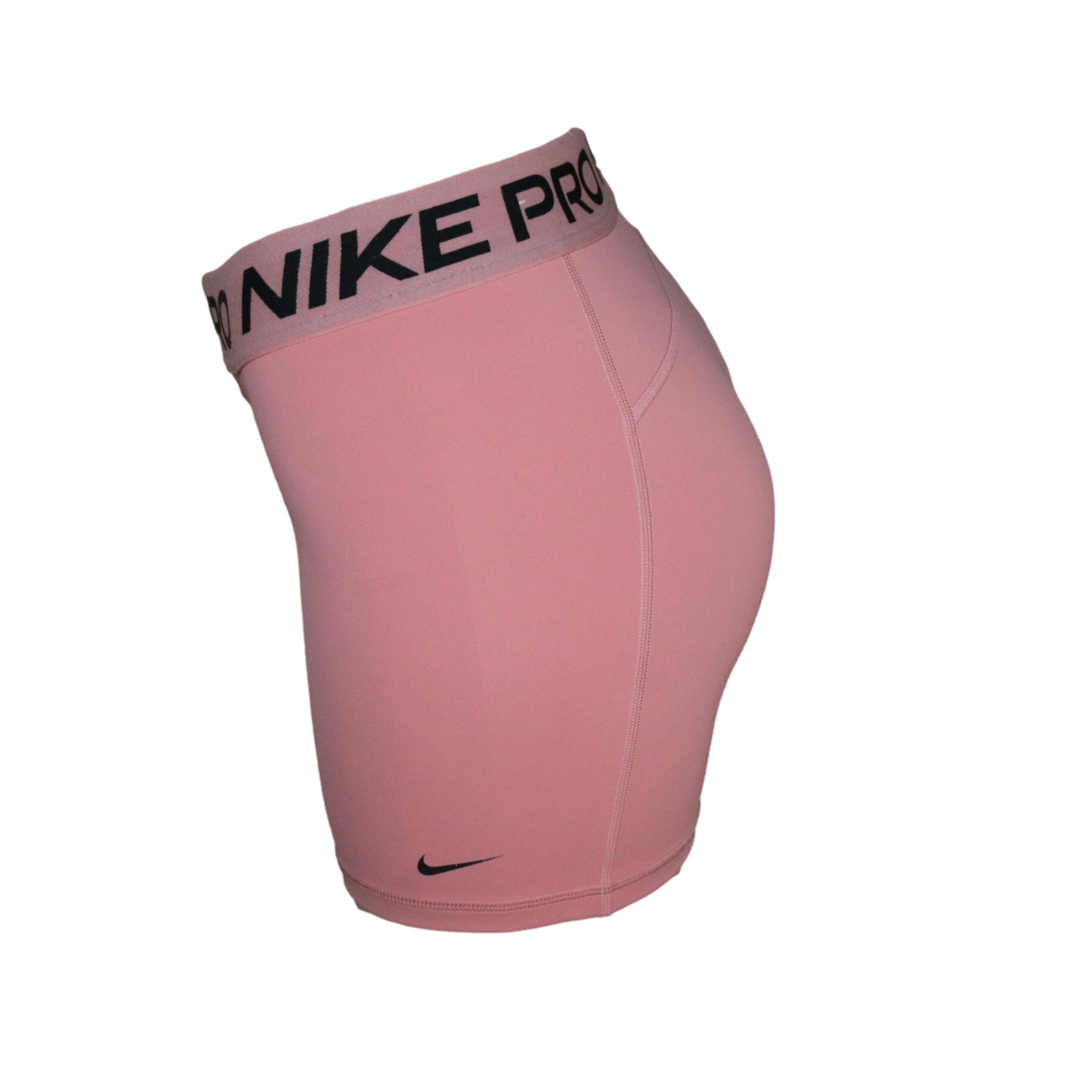 Short Feminino Nike Pro - Dryfit	Rosa Bebê - Tamanho M