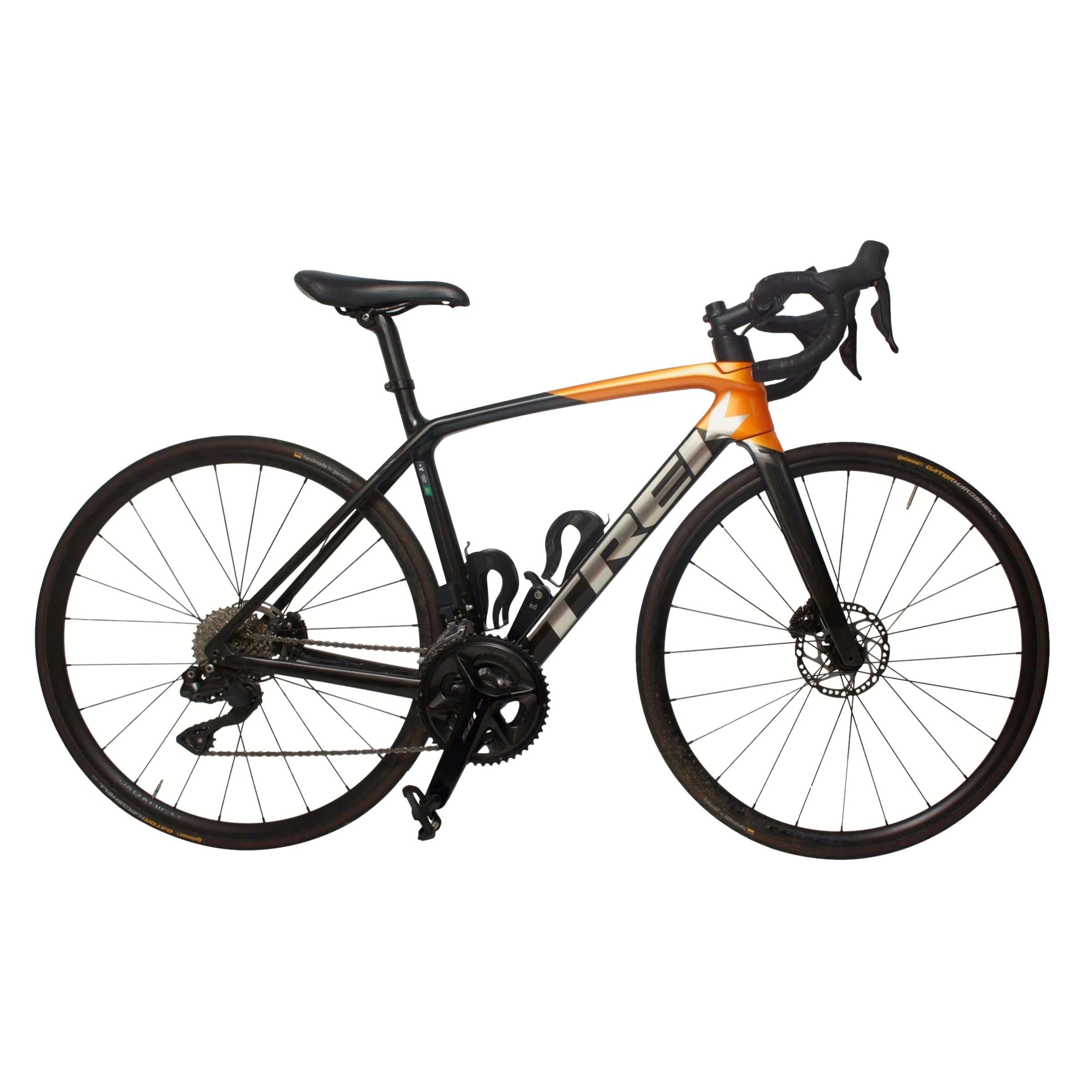 Trek Émonda SL フルカーボン　DISC Bicicleta Trek Émonda SL Disc Preta e Laranja