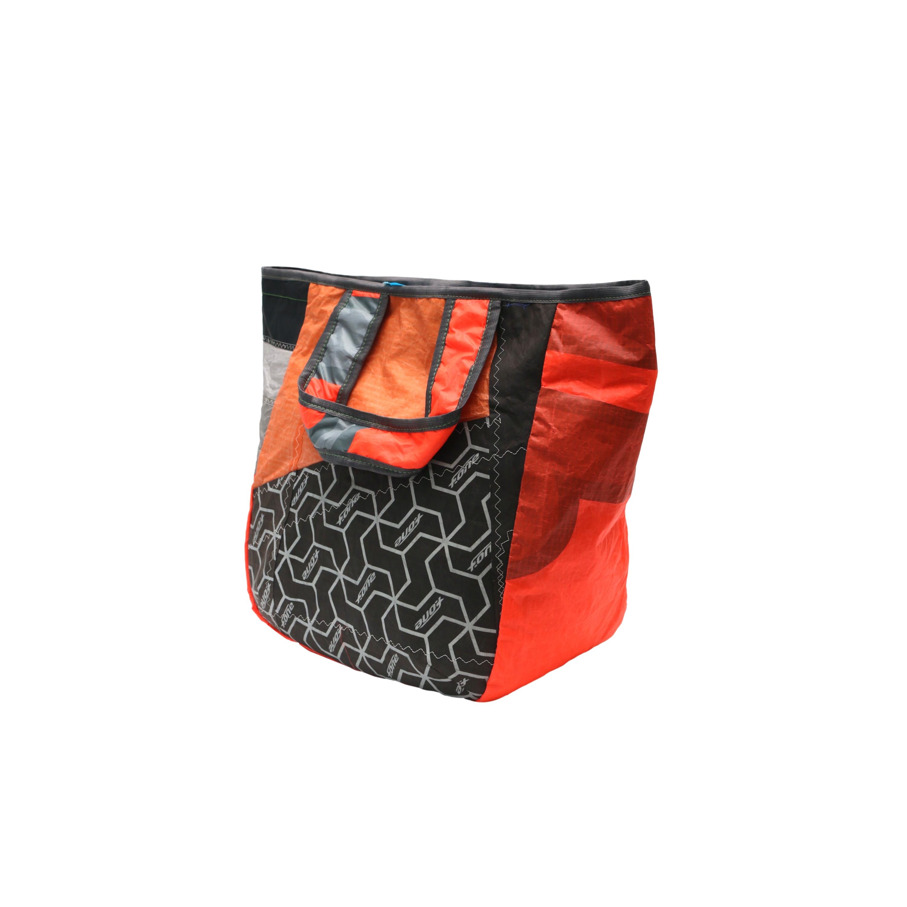 Sacola UNEND x Instituto Dharma Laranja/ Cinza/ Preto