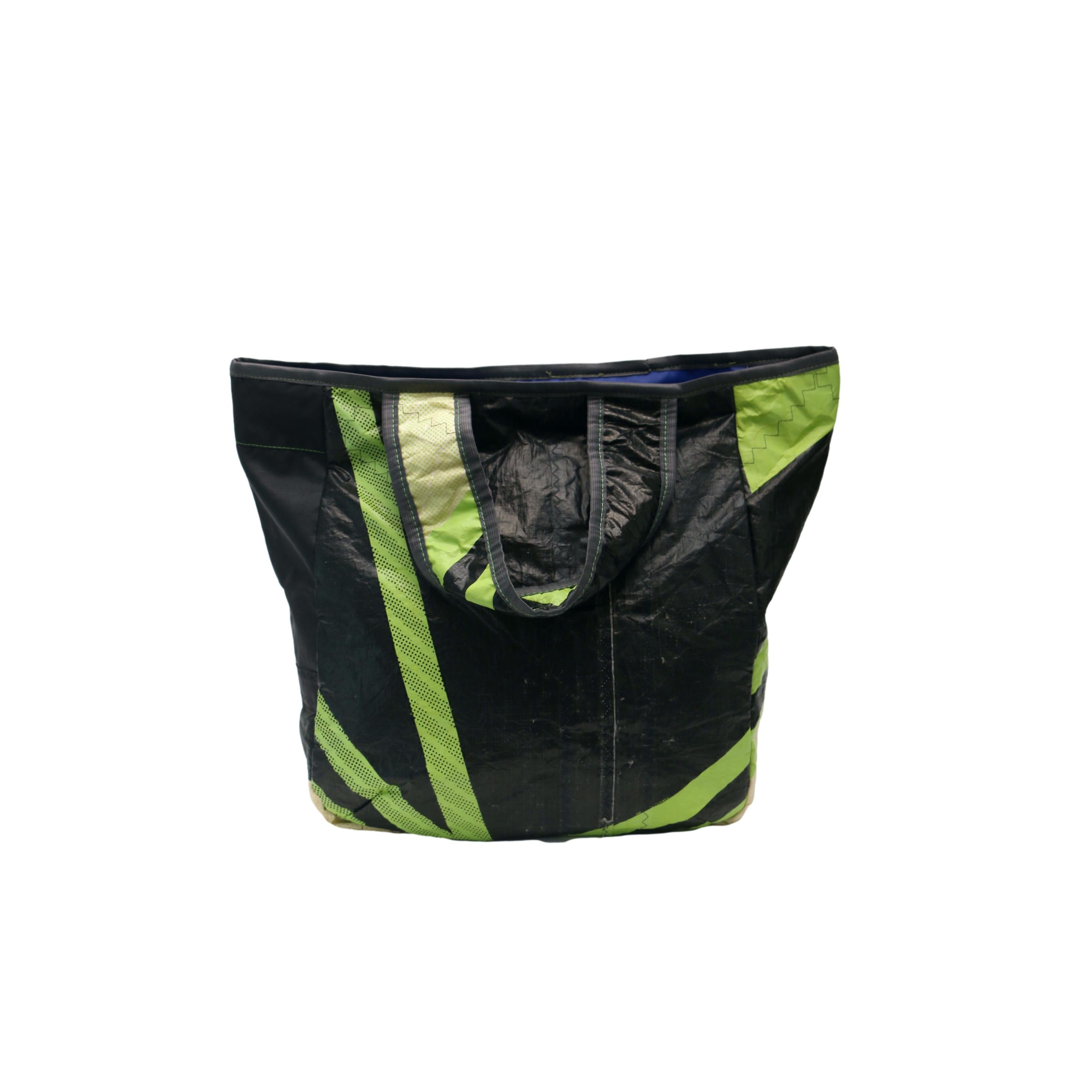 Sacola UNEND x Instituto Dharma Preto/ Branco/ Verde