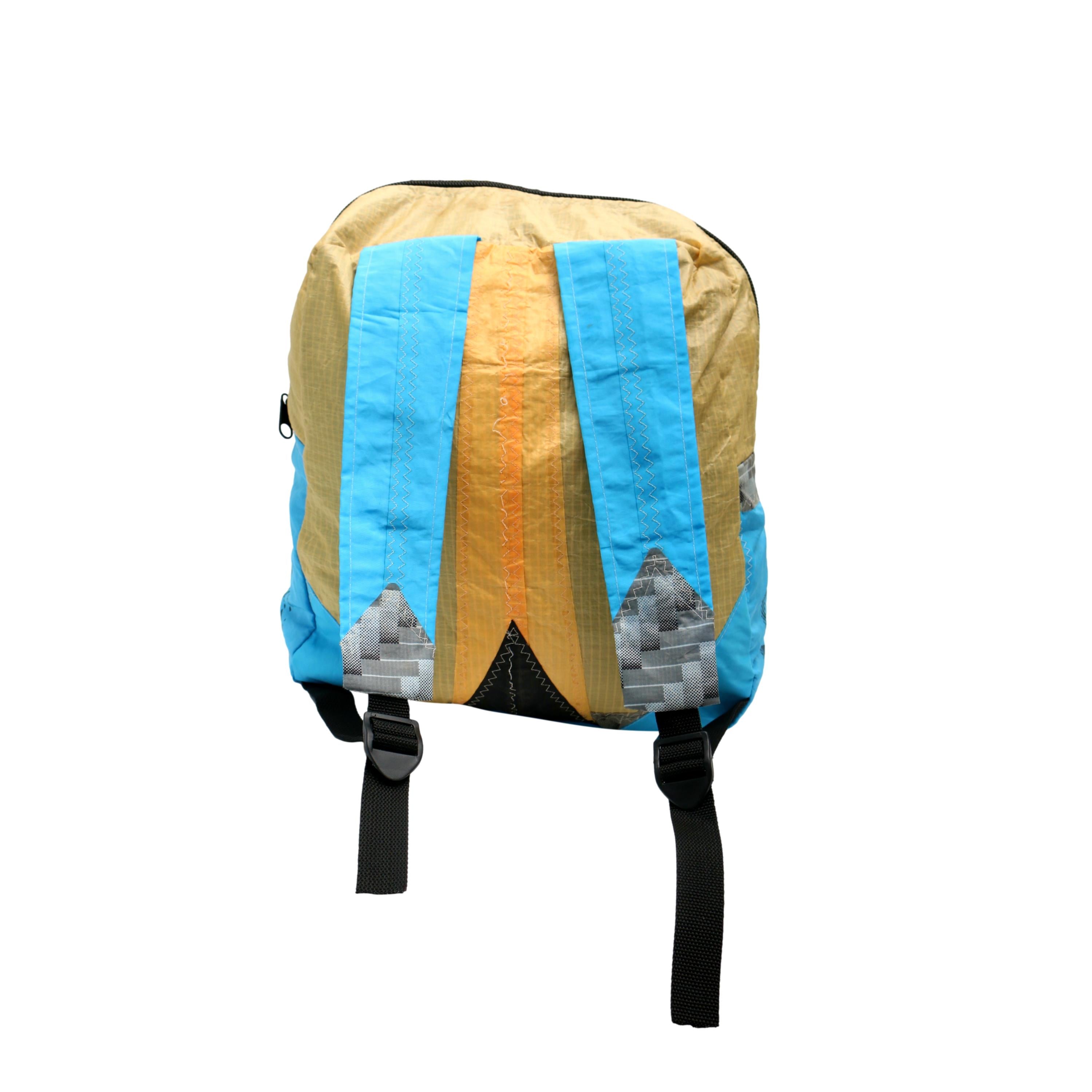 Mochila UNEND x Instituto Dharma Amarela e Azul