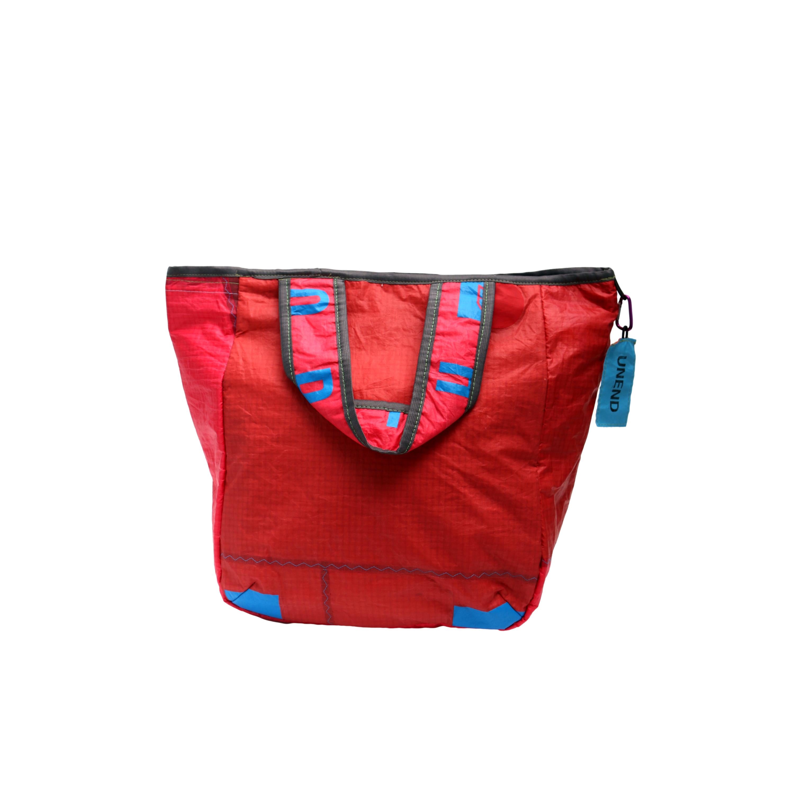 Sacola UNEND x Instituto Dharma Vermelha e Azul