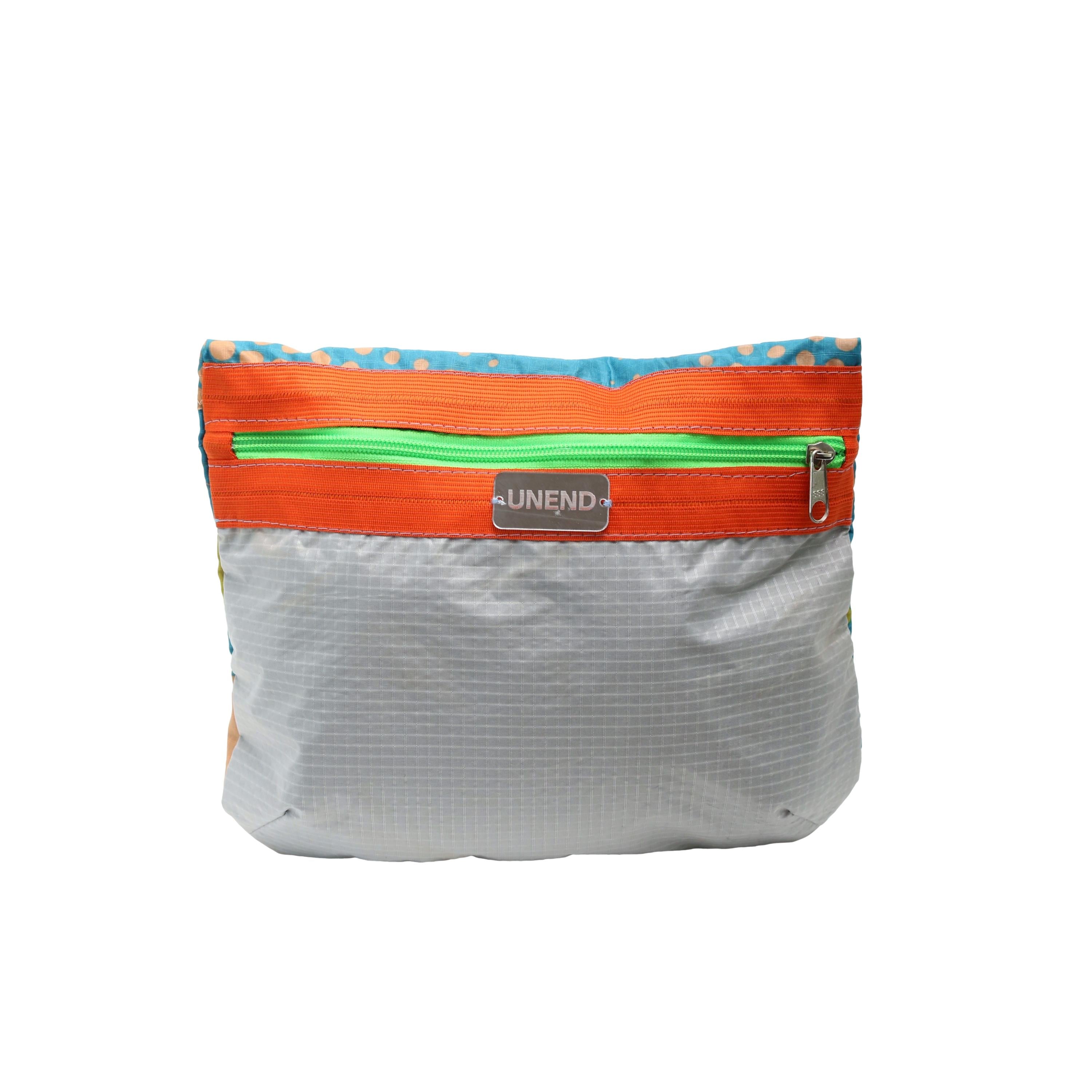 Estojo UNEND x Instituto Dharma Cinza Claro e Laranja