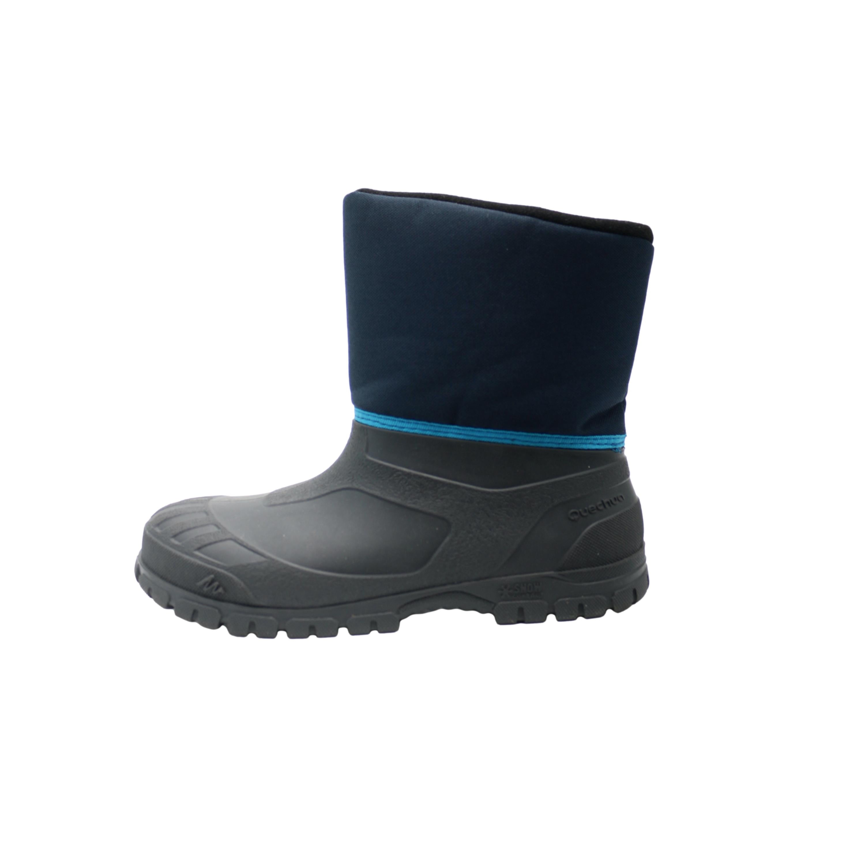 Bota Infantil Neve Quechua	SH100 Warm	Preto e Azul Marinho - Tamanho 36/37 Europa