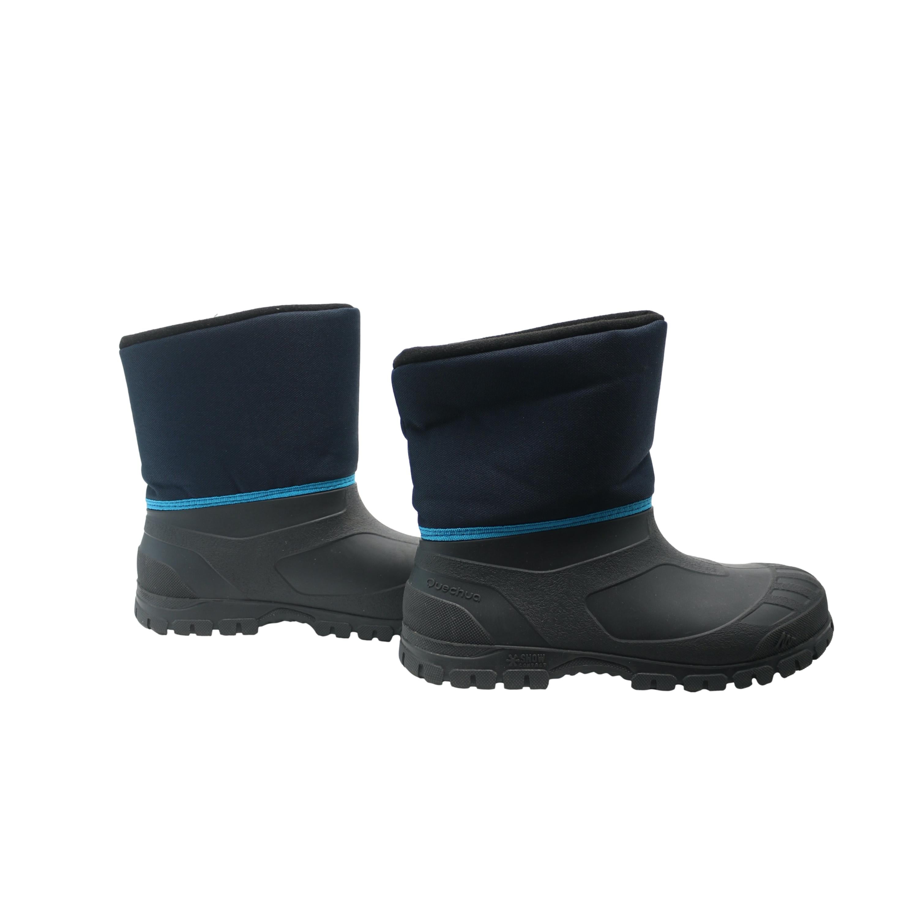 Bota Infantil Neve Quechua	SH100 Warm	Preto e Azul Marinho - Tamanho 36/37 Europa