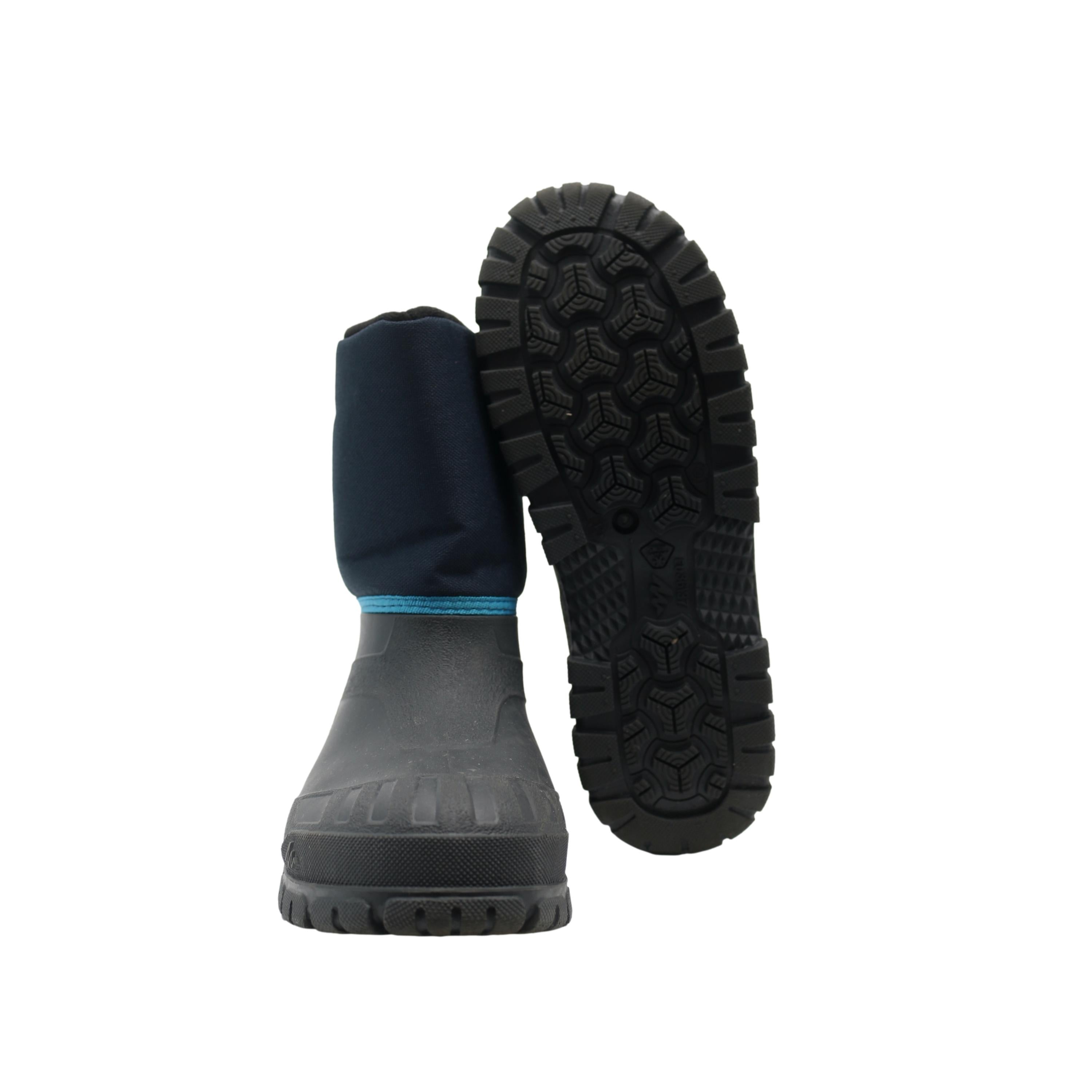 Bota Infantil Neve Quechua	SH100 Warm	Preto e Azul Marinho - Tamanho 36/37 Europa
