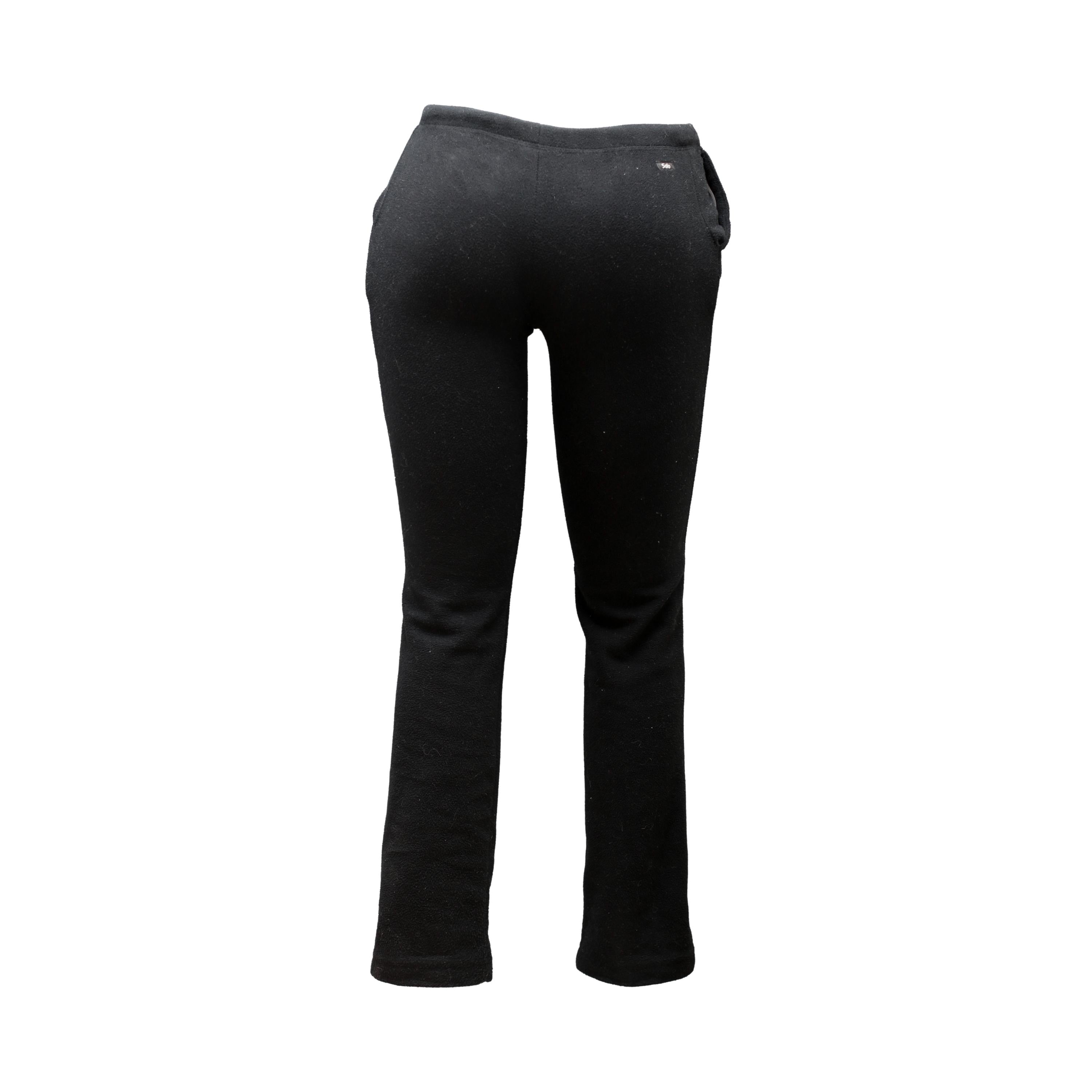 Calça Infantil	Unissex Ski/ Snowboard Solo Microfleece Outdoor & Travel Preta - Tamanho 12 anos