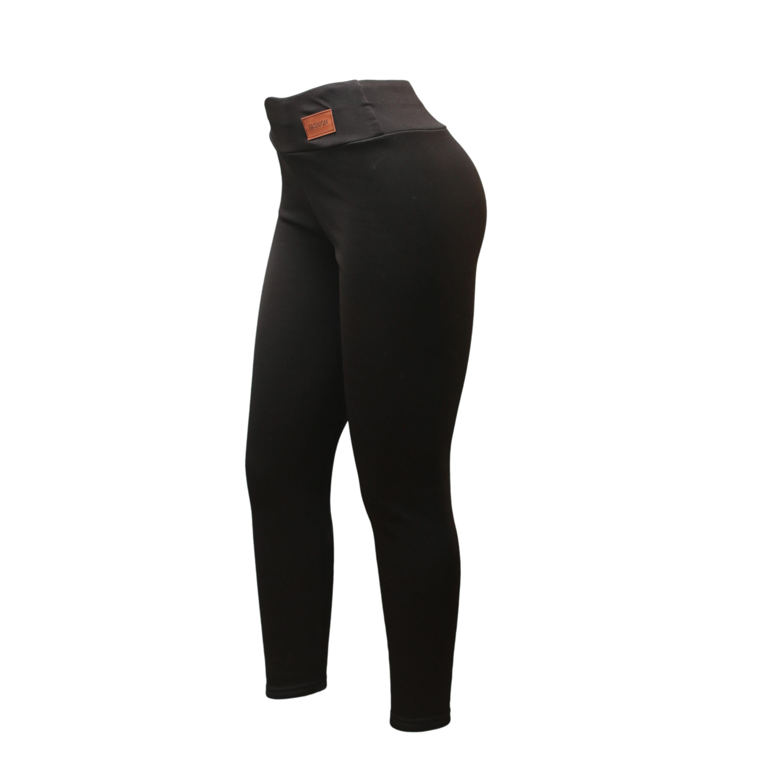 Calça Legging Infantil Térmica Feminina Ski/ Snowboard Fashion Preta - Tamanho 12 anos