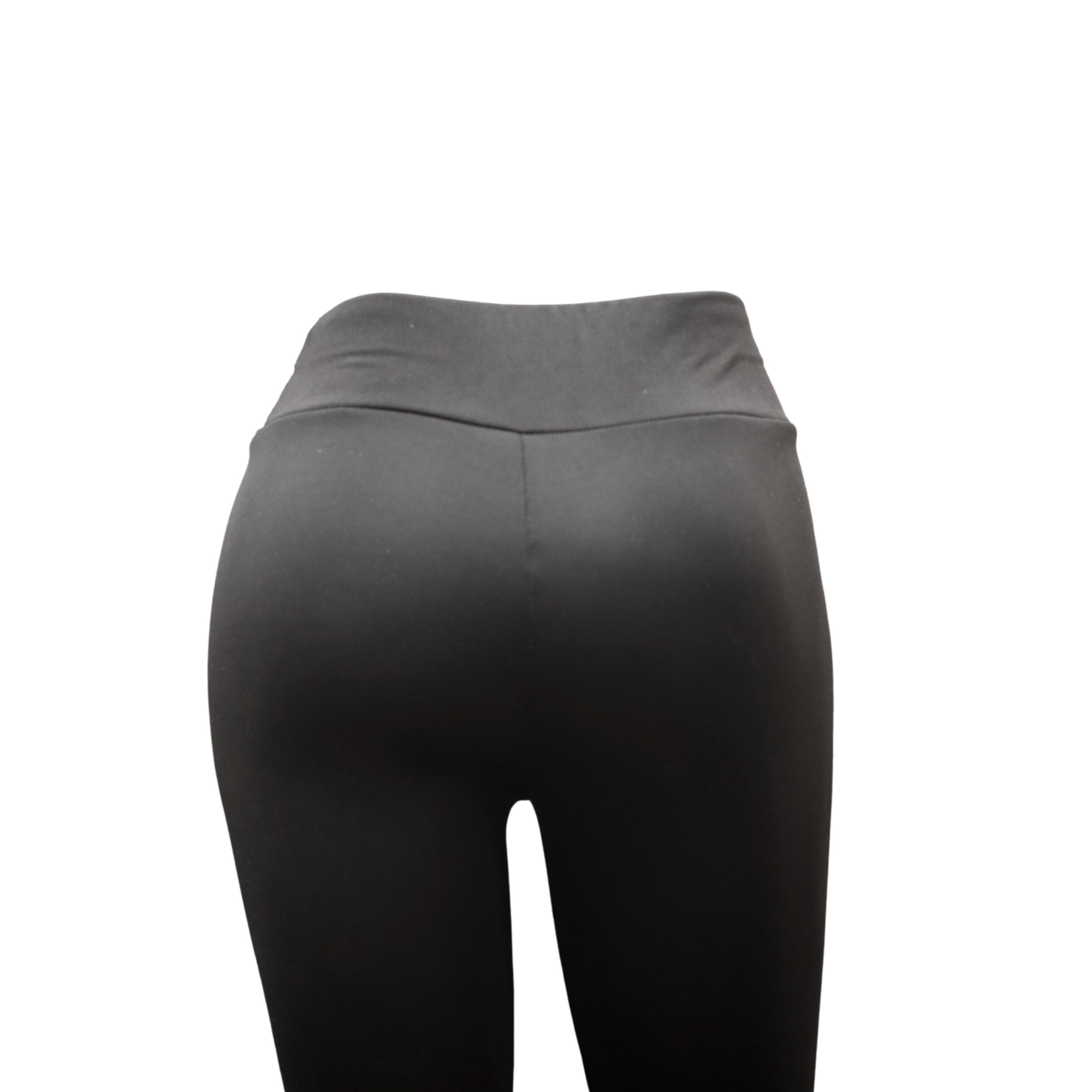 Calça Legging Infantil Térmica Feminina Ski/ Snowboard Fashion Preta - Tamanho 12 anos