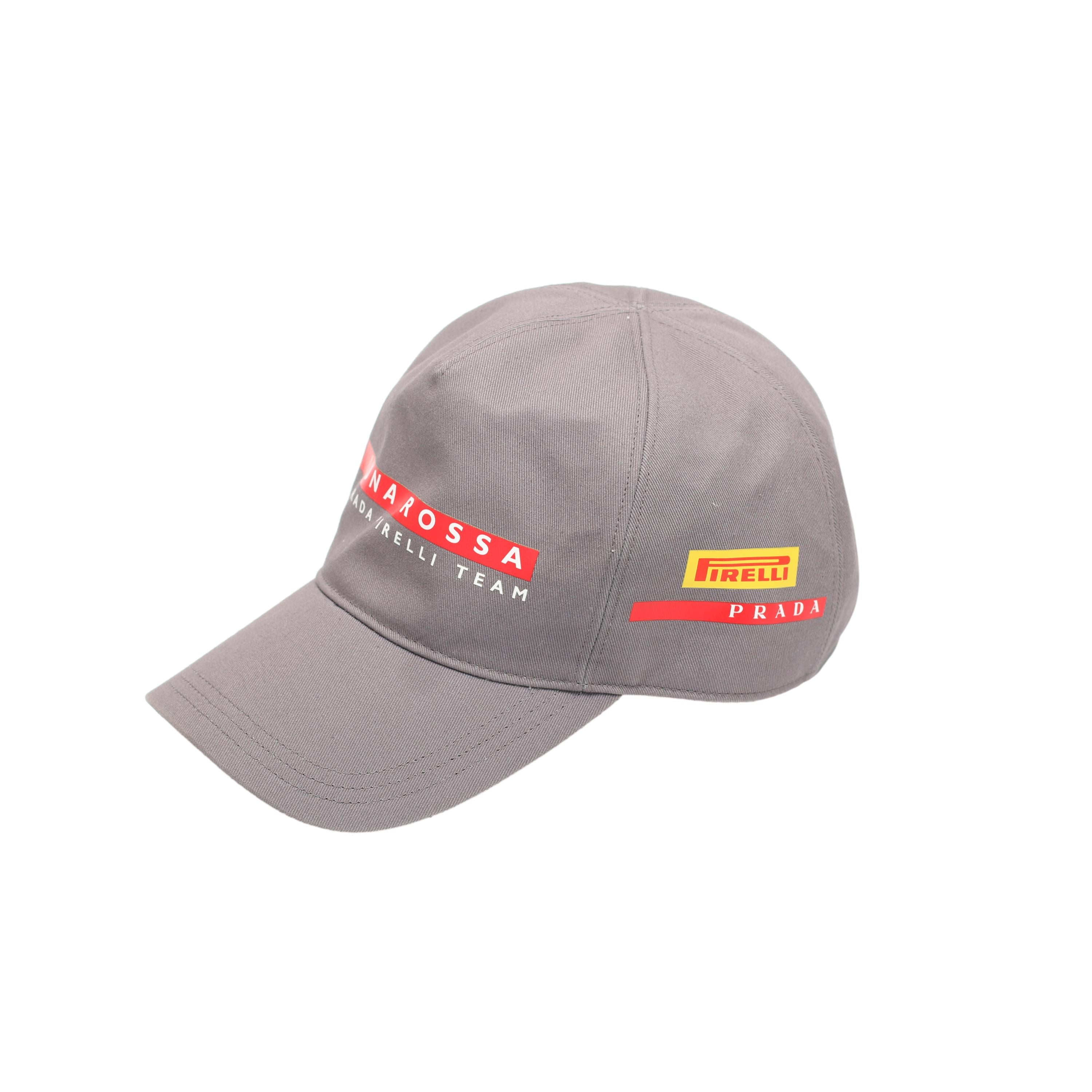 Boné Masculino Prada Luna Rossa Cinza	- Tamanho Único