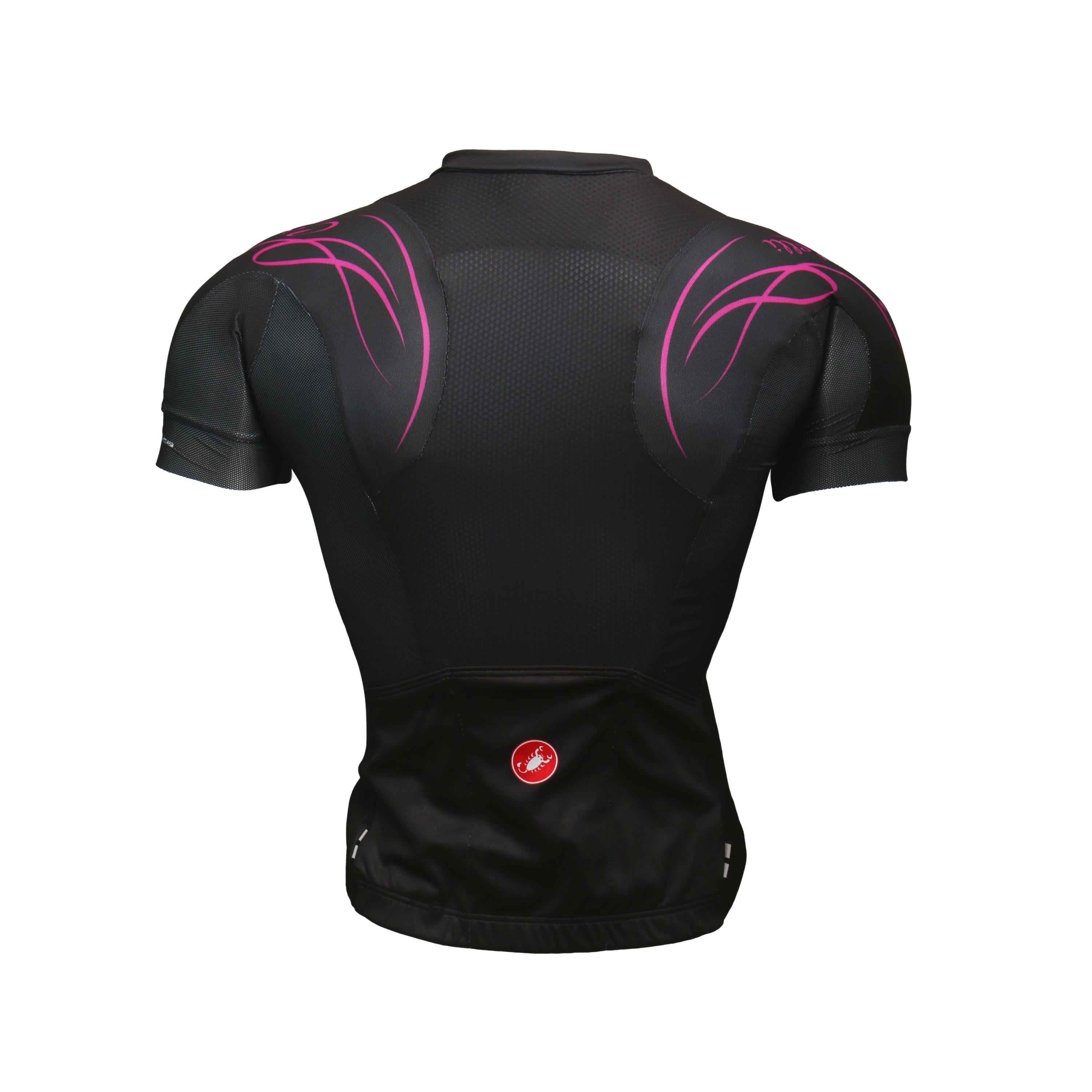 Jersey Feminina Ciclismo Castelli Aero Race Rosa - Tamanho M