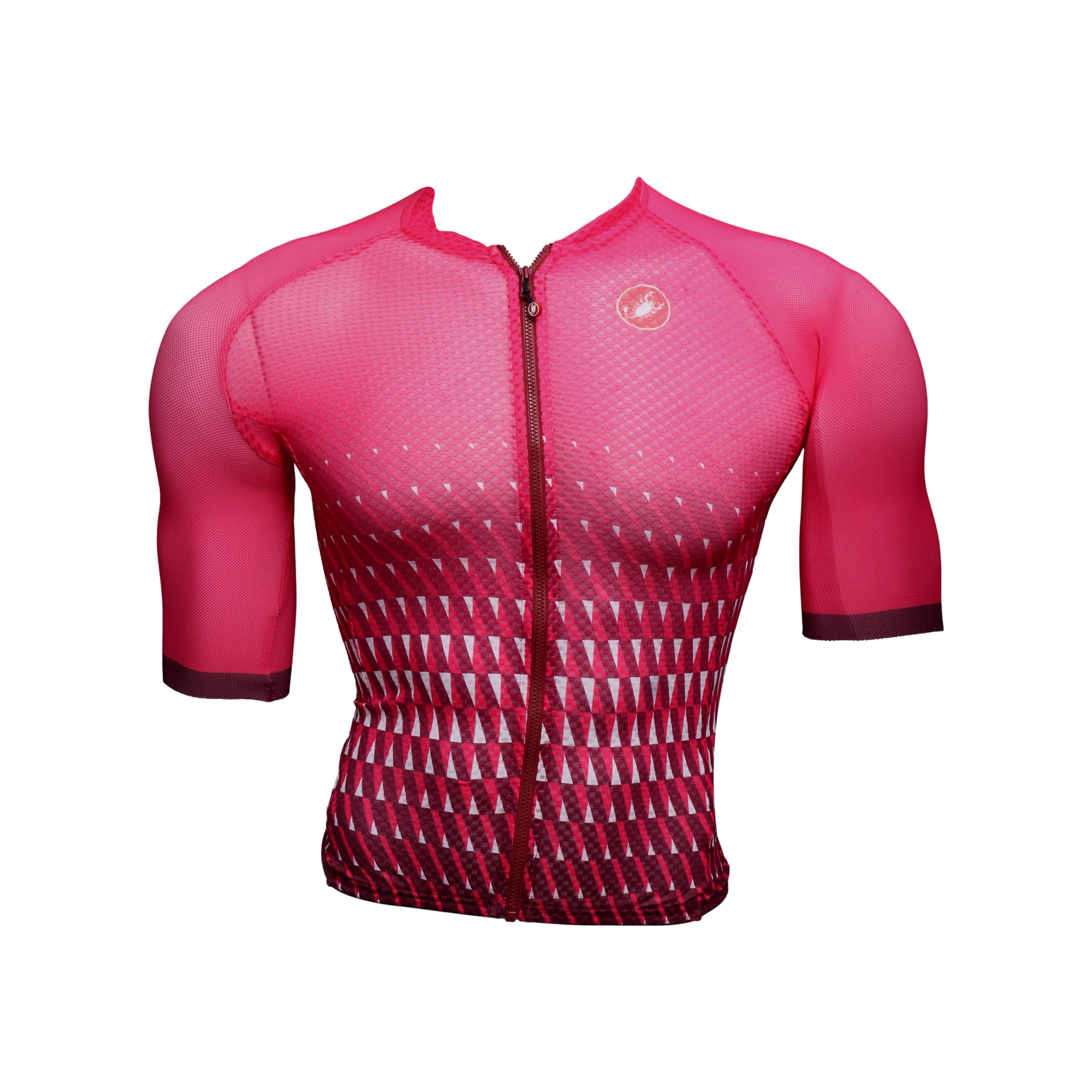 Jersey Feminina Castelli Certezza Preto e Rosa - Tamanho S